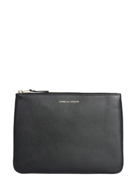 COMME DES GARÇONS WALLET Sleek Canvas Mini Pouch Handbag