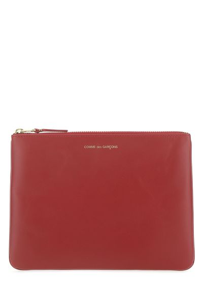 COMME DES GARÇONS WALLET Canvas Logo Clutch Handbag - 21.5cm x 16cm