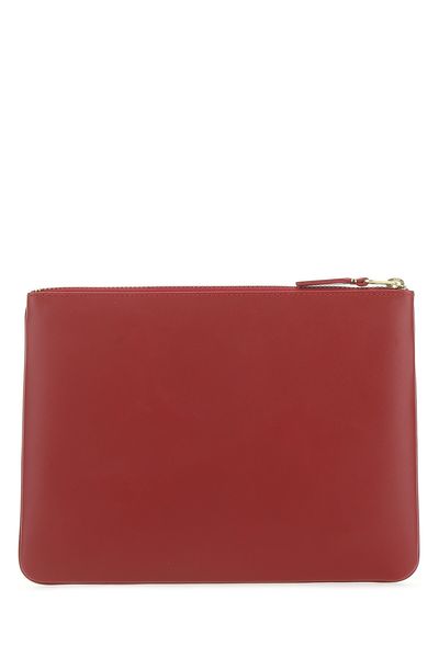 COMME DES GARÇONS WALLET Canvas Logo Clutch Handbag - 21.5cm x 16cm