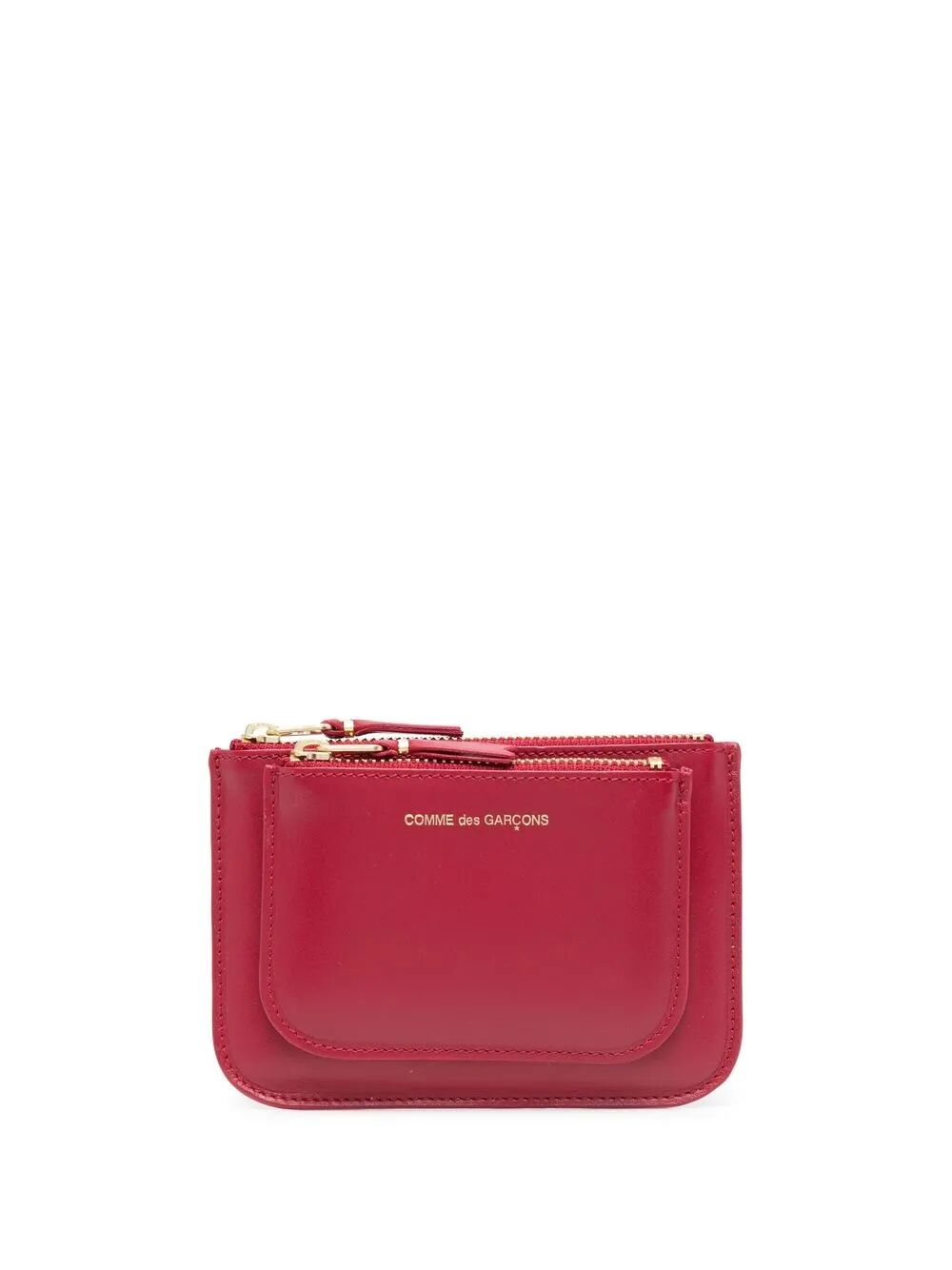 COMME DES GARÇONS WALLET Mini Wallet with Outside Pocket - Small Leather Goods