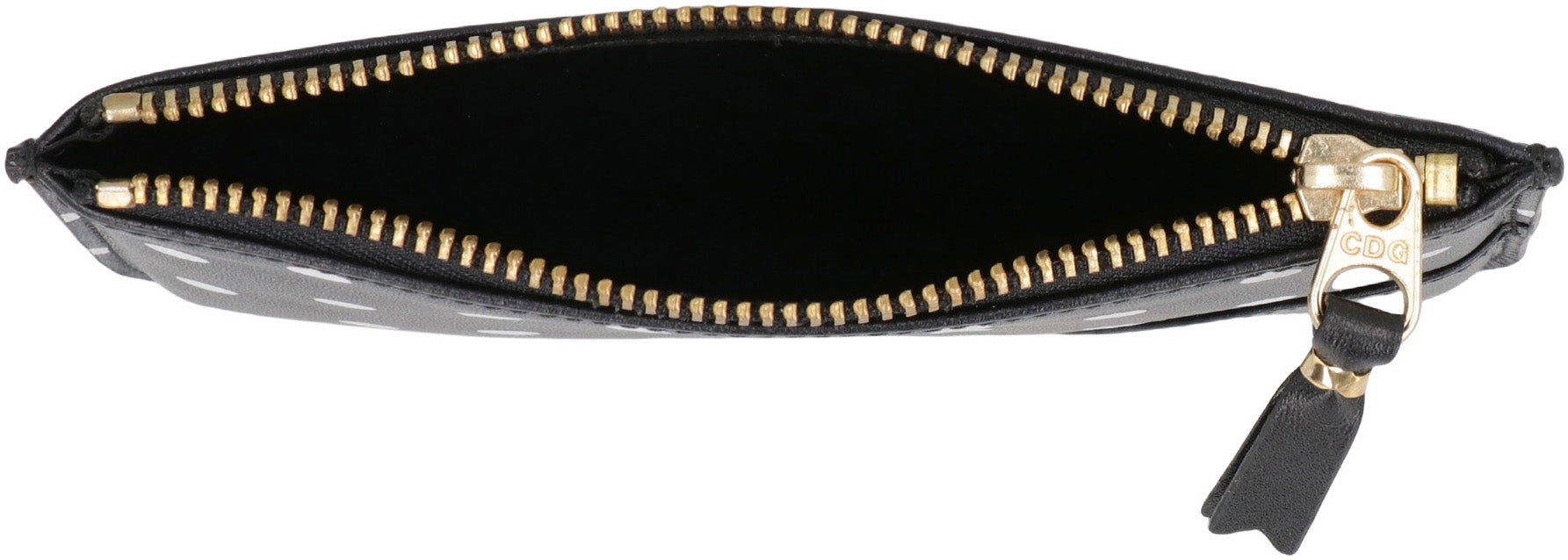 COMME DES GARÇONS WALLET Mini Elegant Polka Dot Leather Wallet