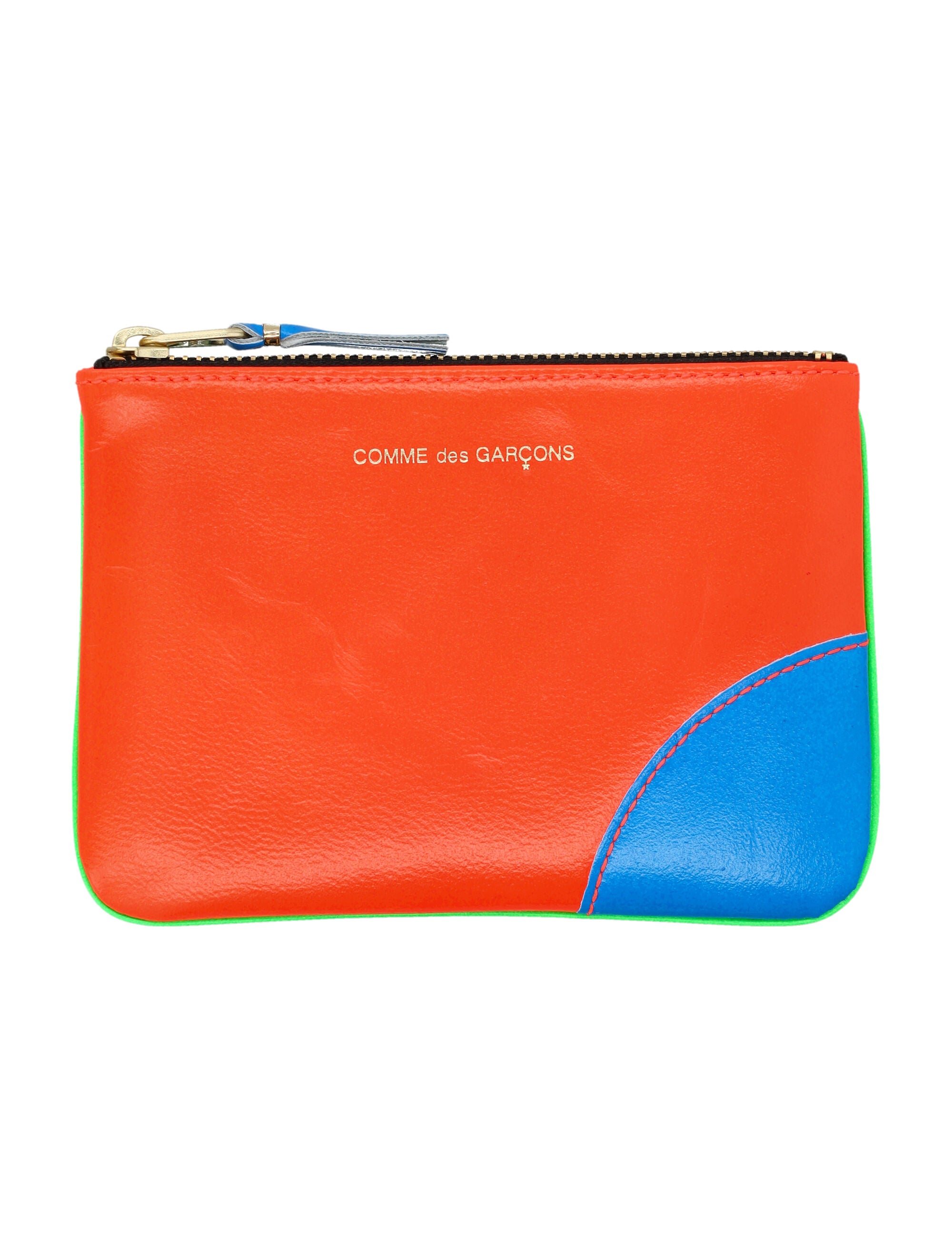 COMME DES GARÇONS WALLET Mini Color Block Leather Wallet