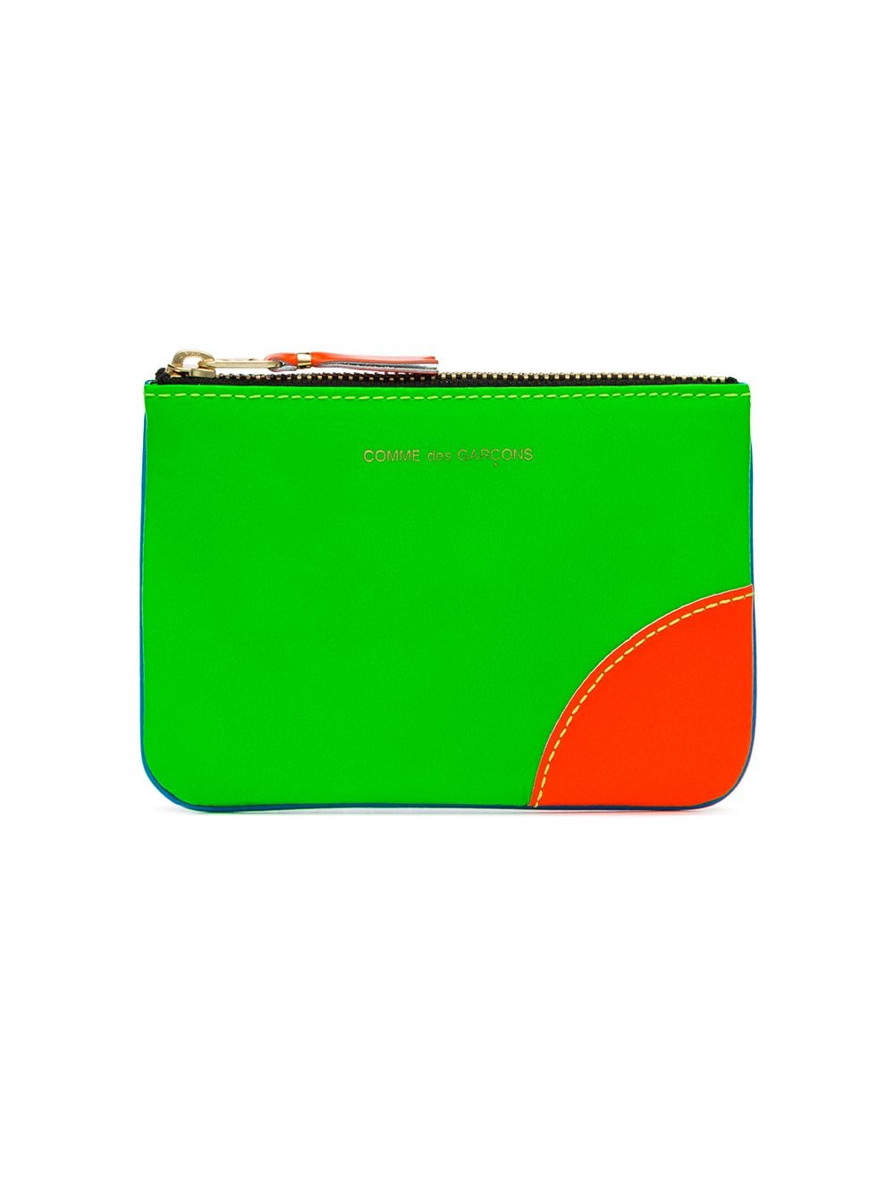 COMME DES GARÇONS WALLET Raffia Zip Mini Wallet