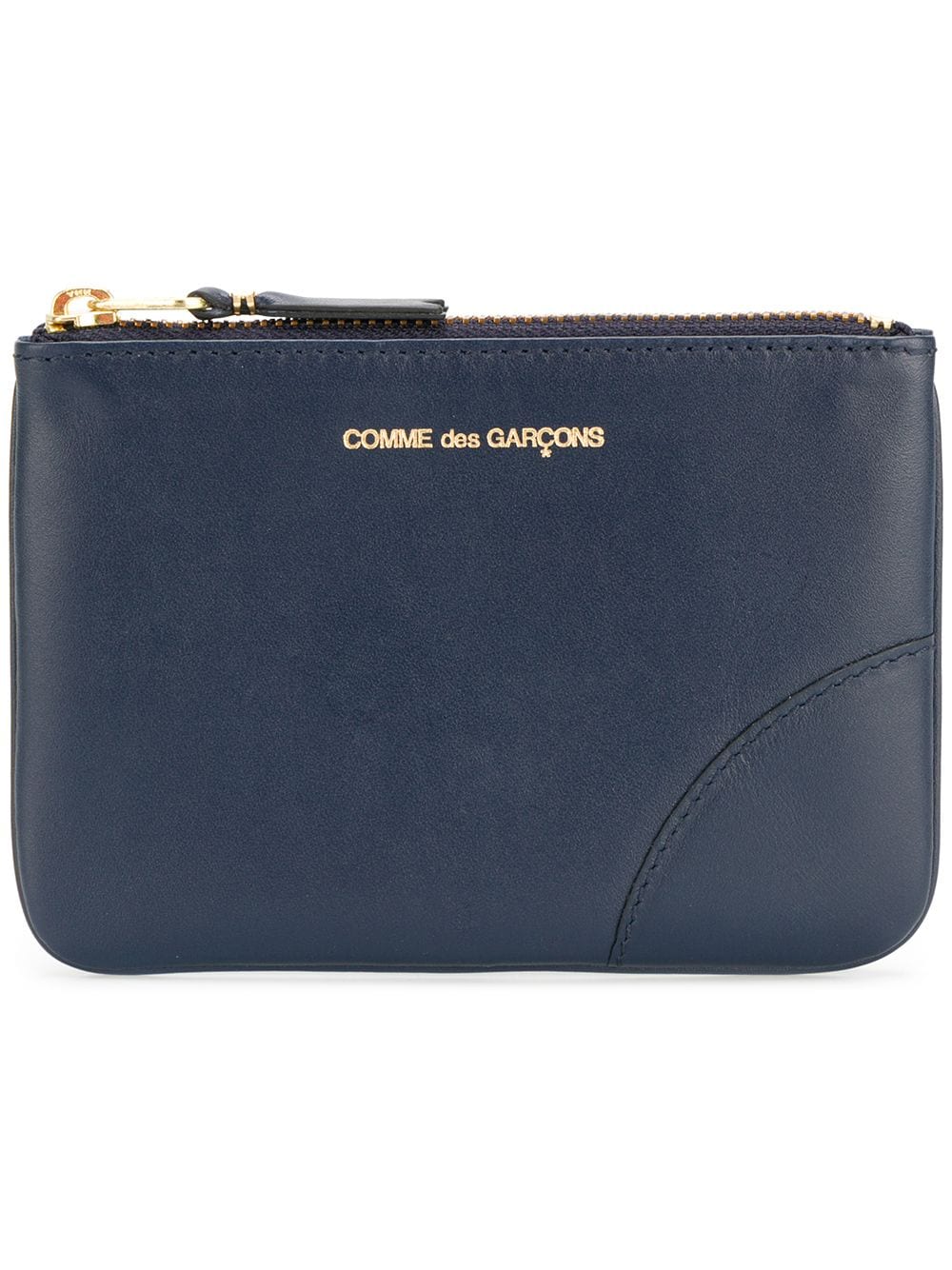 COMME DES GARÇONS WALLET Mini Leather Pouch Handbag with Logo Detail