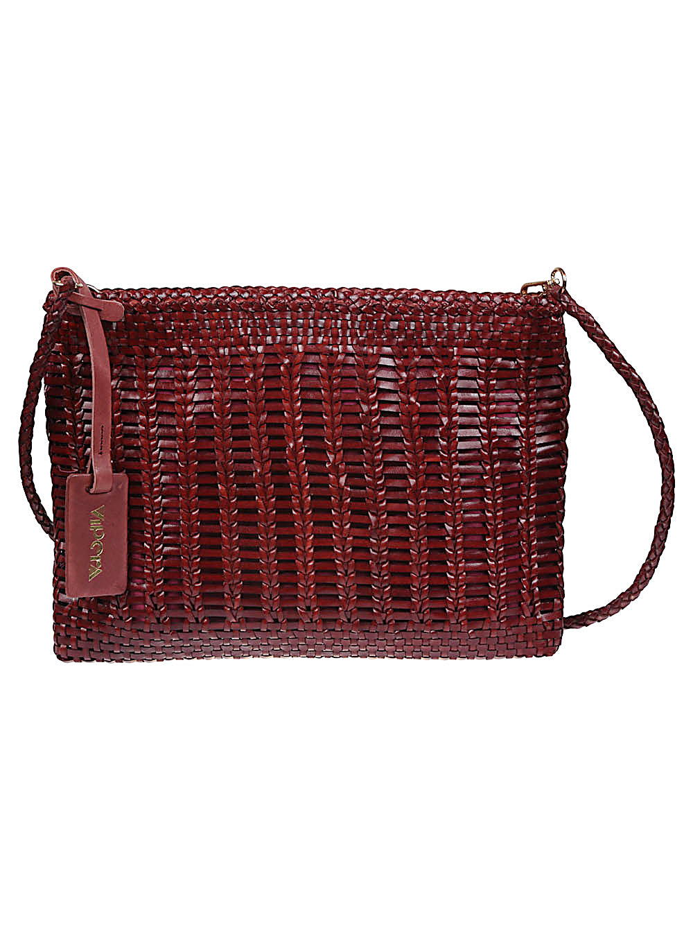 VIPERA Woven Handbag with Removable Leather Strap - SS25