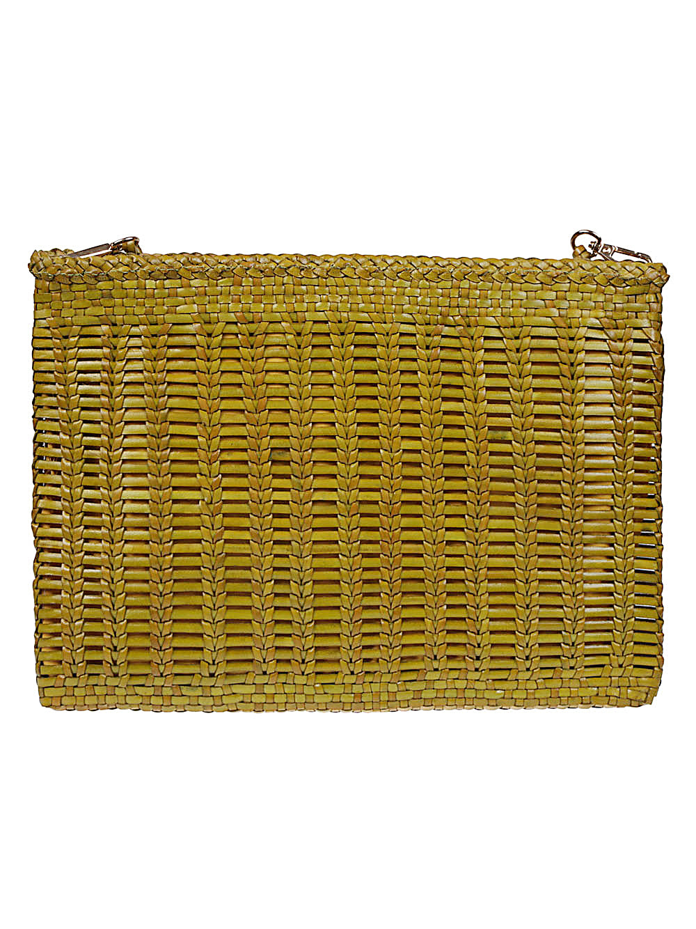 VIPERA Woven Pattern Handbag with Removable Shoulder Strap