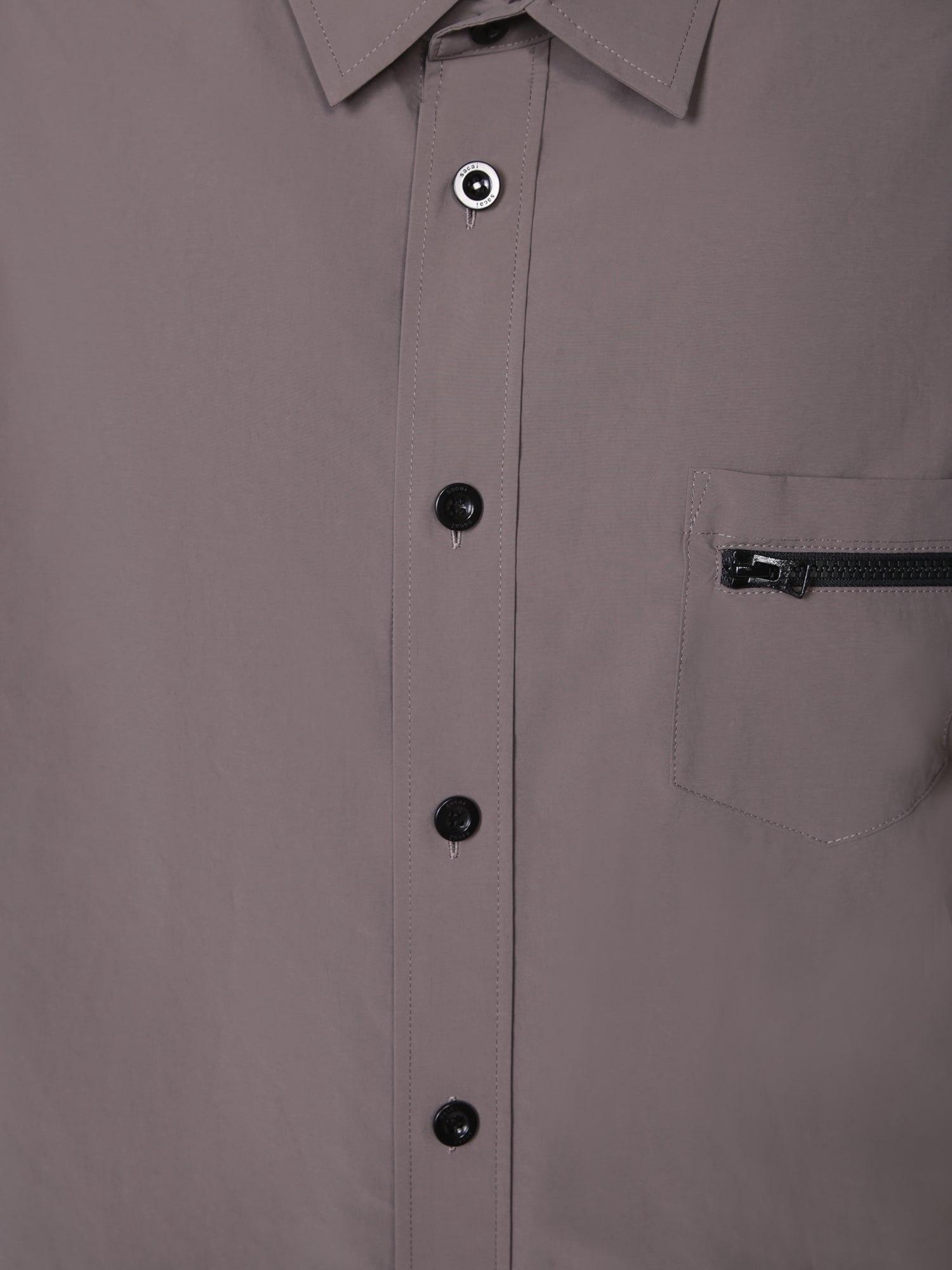 SACAI Men's Classic Short Sleeve Mini Shirt