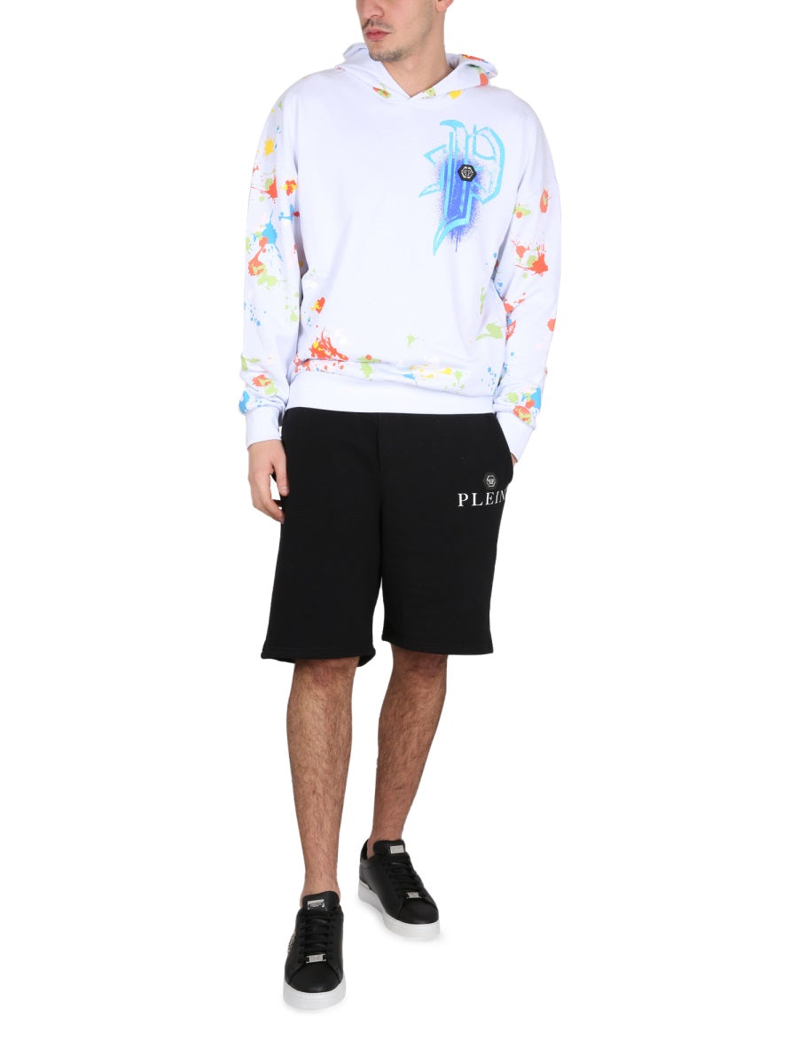 PHILIPP PLEIN Stylish Hoodie with Hooded Neckline for Men - SS23 Collection