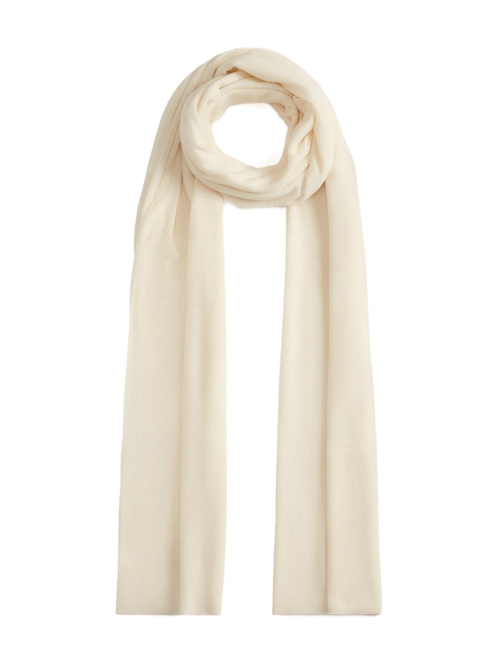 FABIANA FILIPPI Ribbed Knit Rectangular Scarf - Women’s FW25