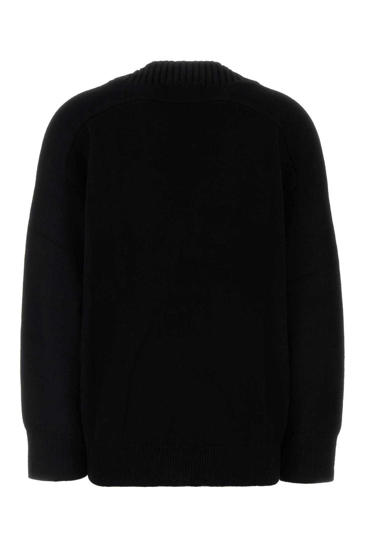 LOULOU Oversize Deep V Neck Cashmere Sweater