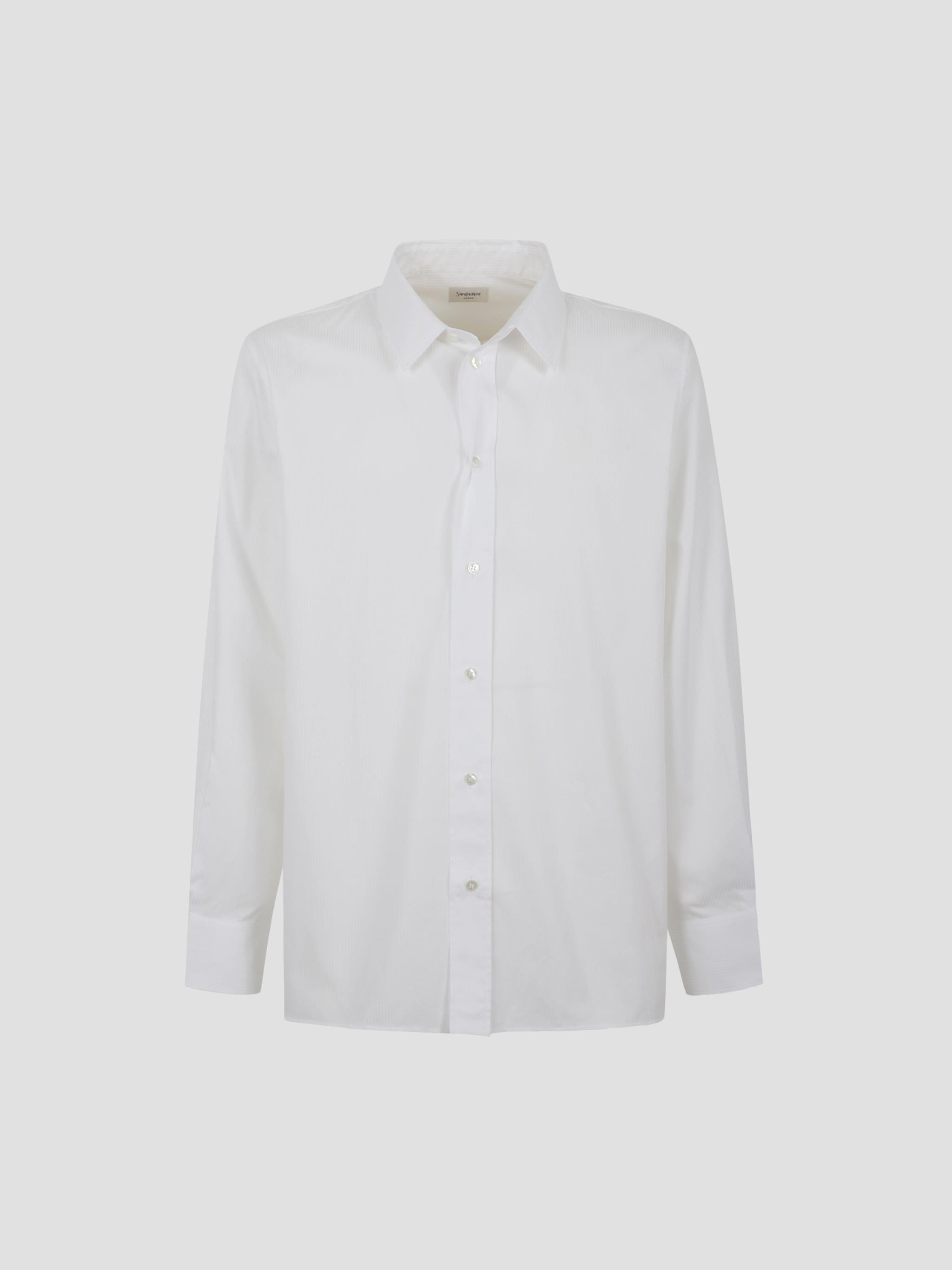 SAINT LAURENT Men's Classic Button-Up Shirt