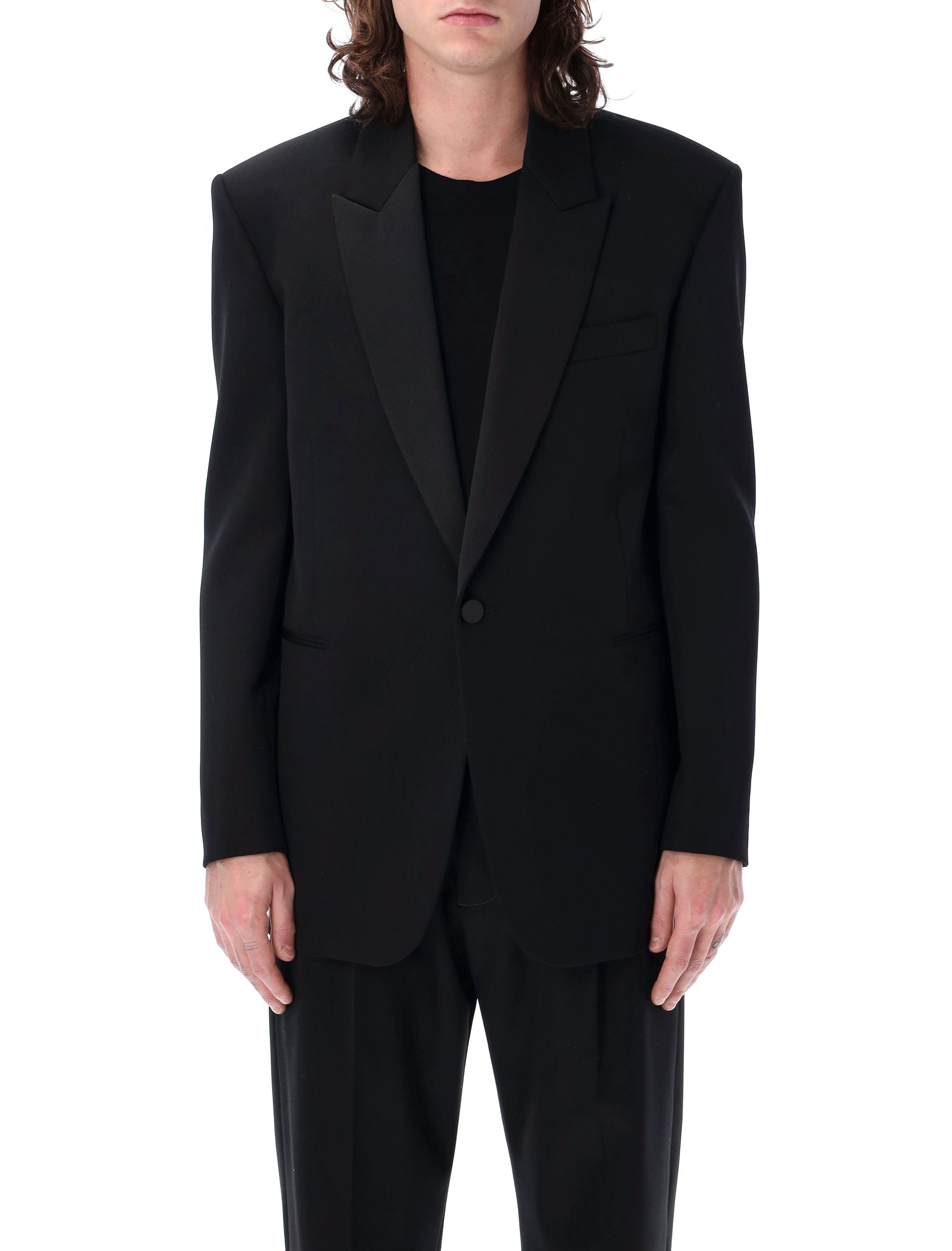 SAINT LAURENT PARIS Tuxedo Jacket for Men - Spring Summer 25