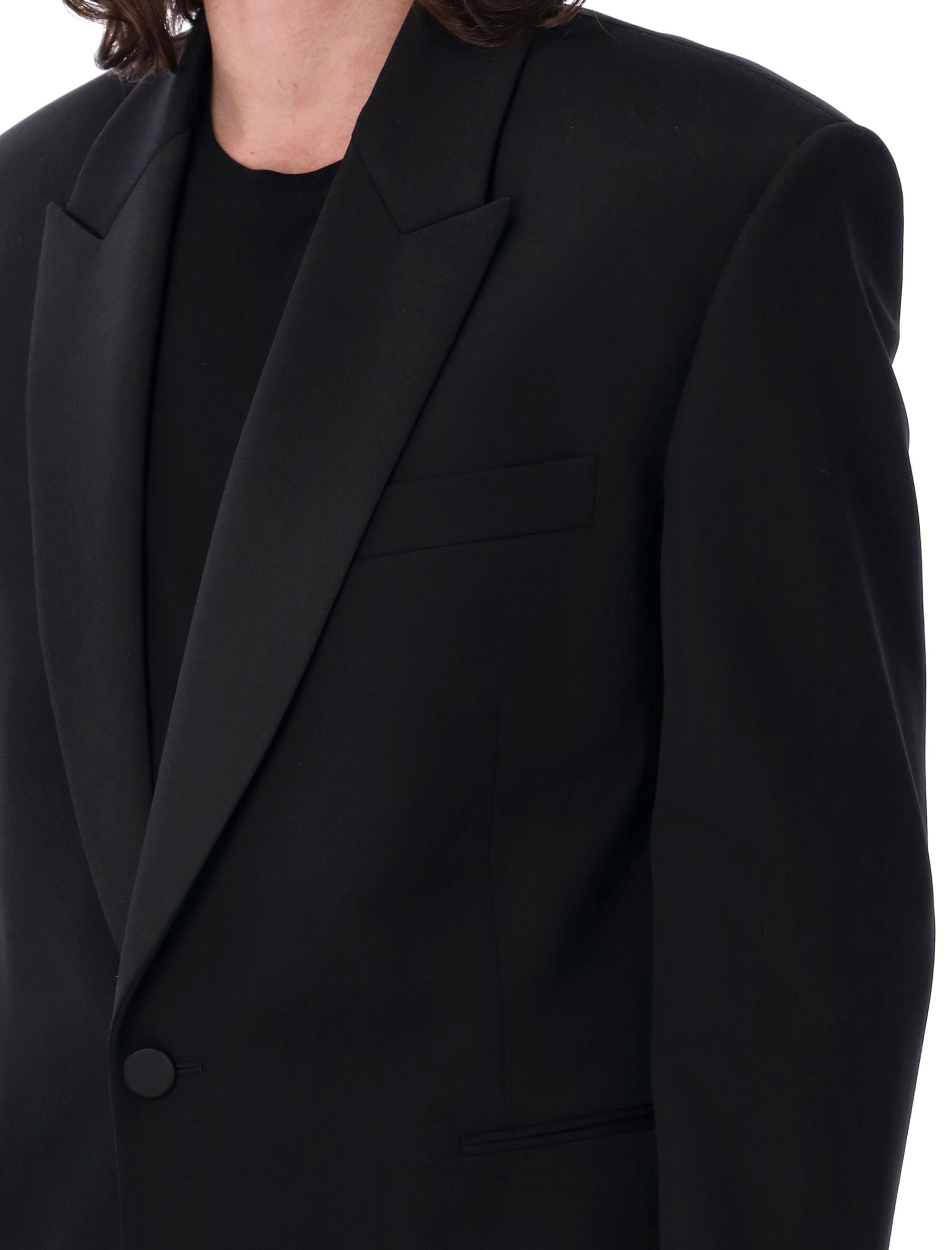 SAINT LAURENT PARIS Tuxedo Jacket for Men - Spring Summer 25