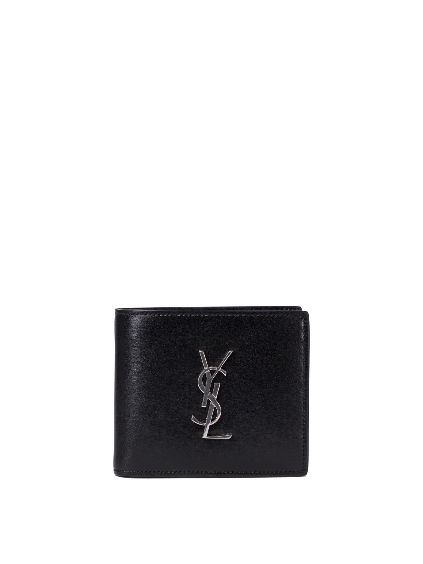 SAINT LAURENT Sleek East/West Monogram Wallet