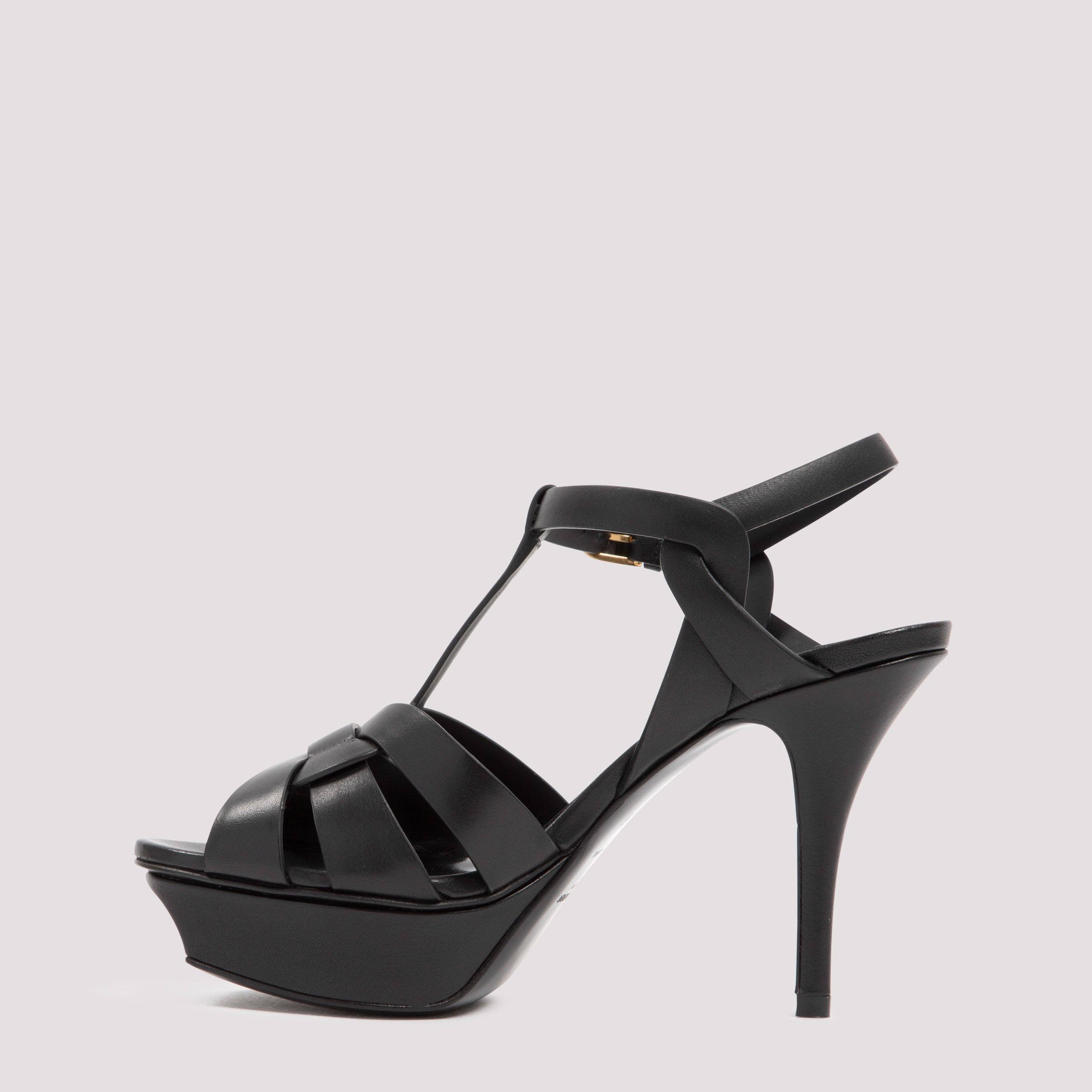 SAINT LAURENT Elegant Covered Stiletto Sandals