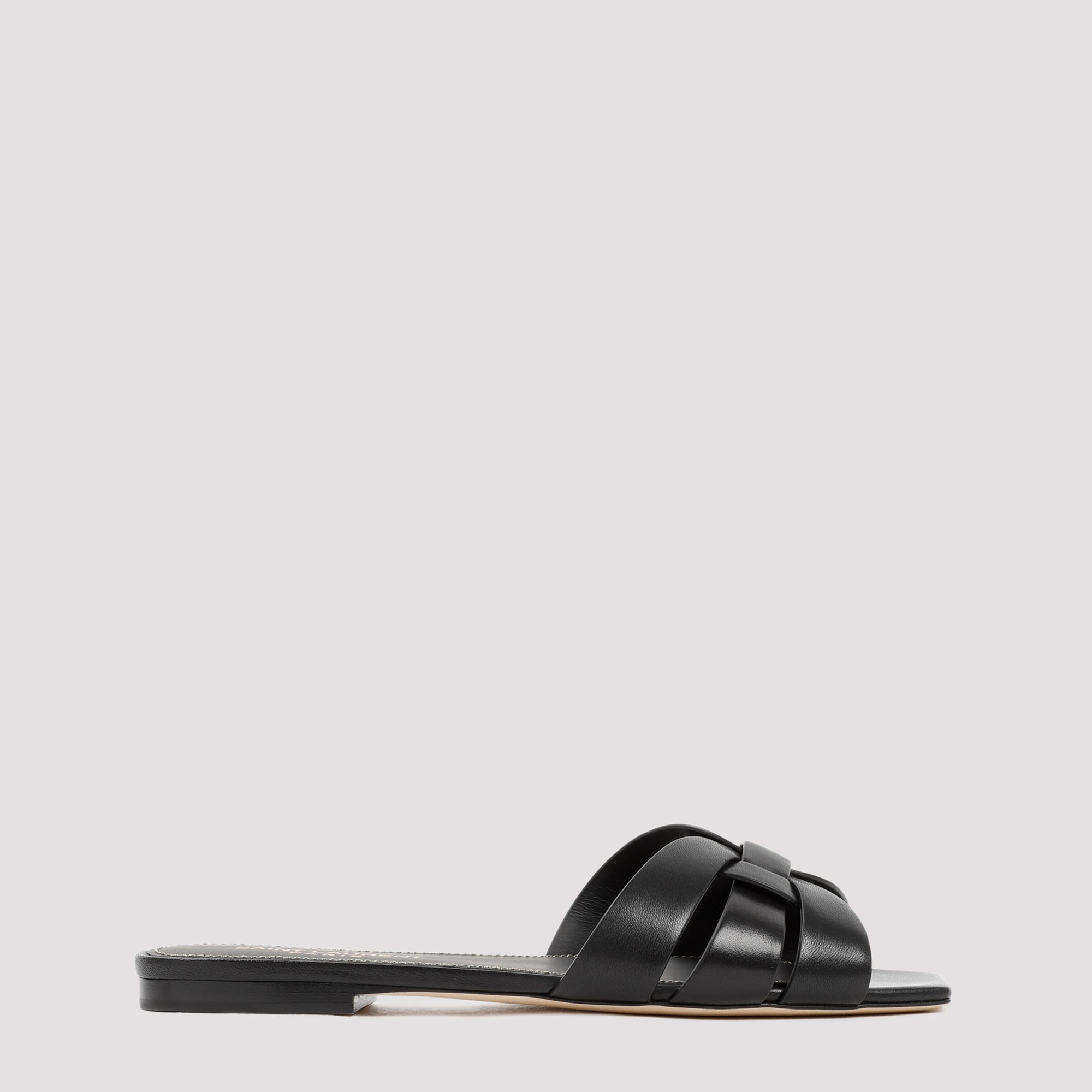 SAINT LAURENT Elegant Squared Toe Flats
