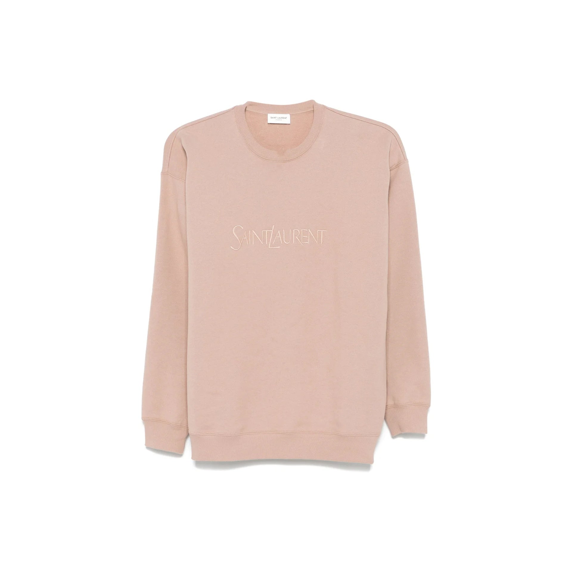SAINT LAURENT Cotton Logo Sweatshirt for Women