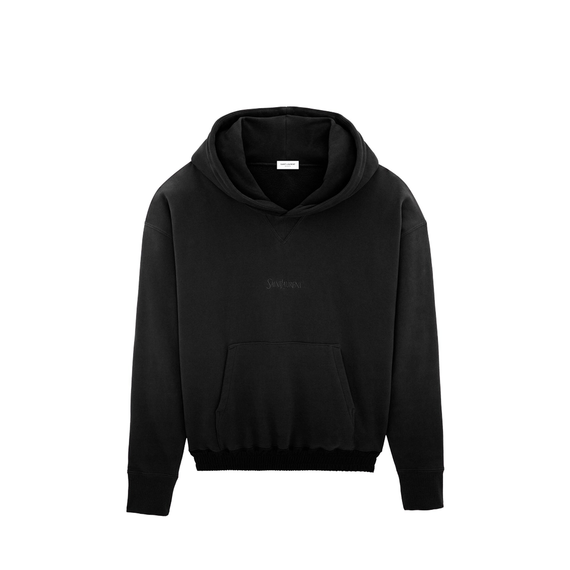 SAINT LAURENT Hooded Cotton Sweatshirt for Men - Cozy Comfort for Fall and Winter 24/25