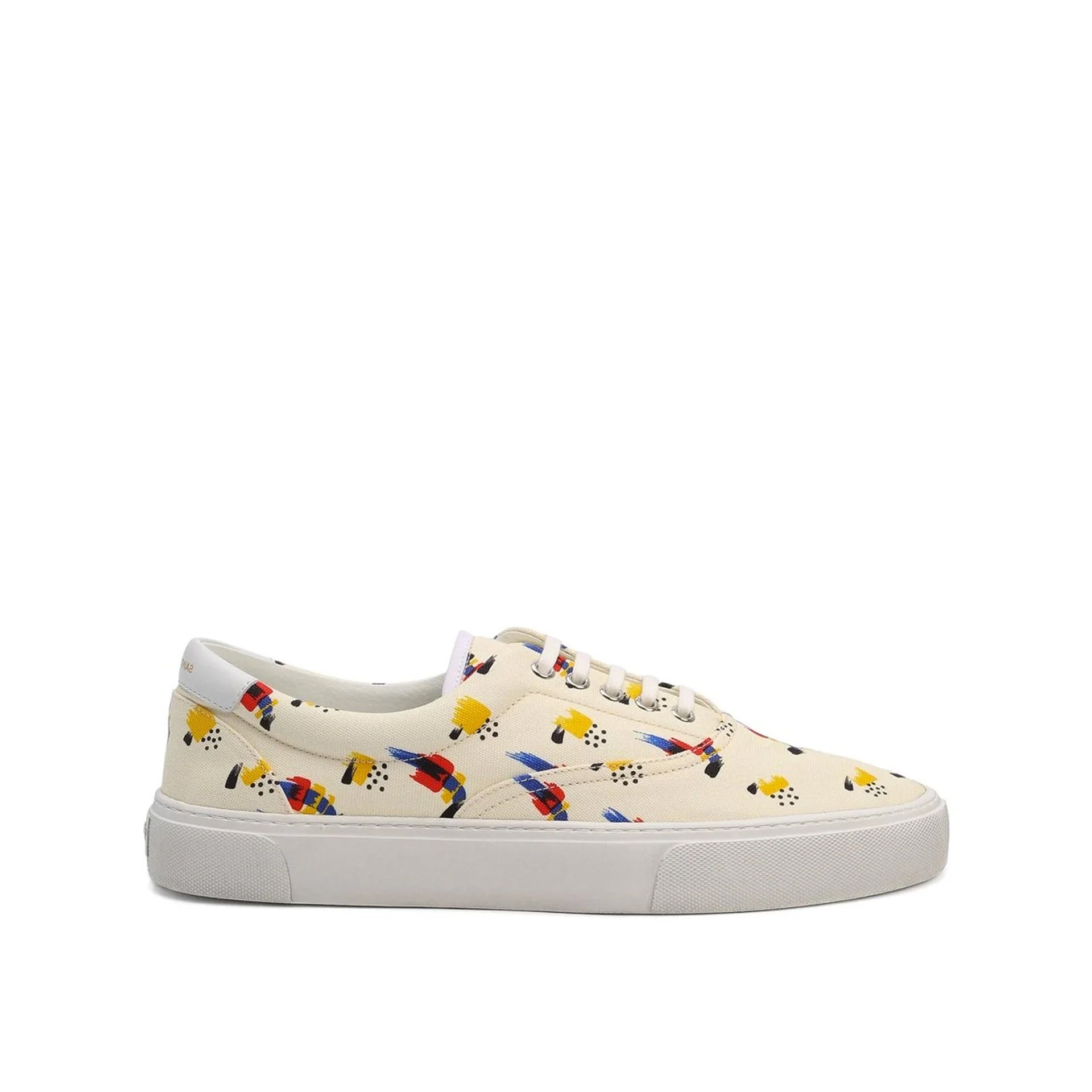 SAINT LAURENT Printed Canvas Sneaker for Men