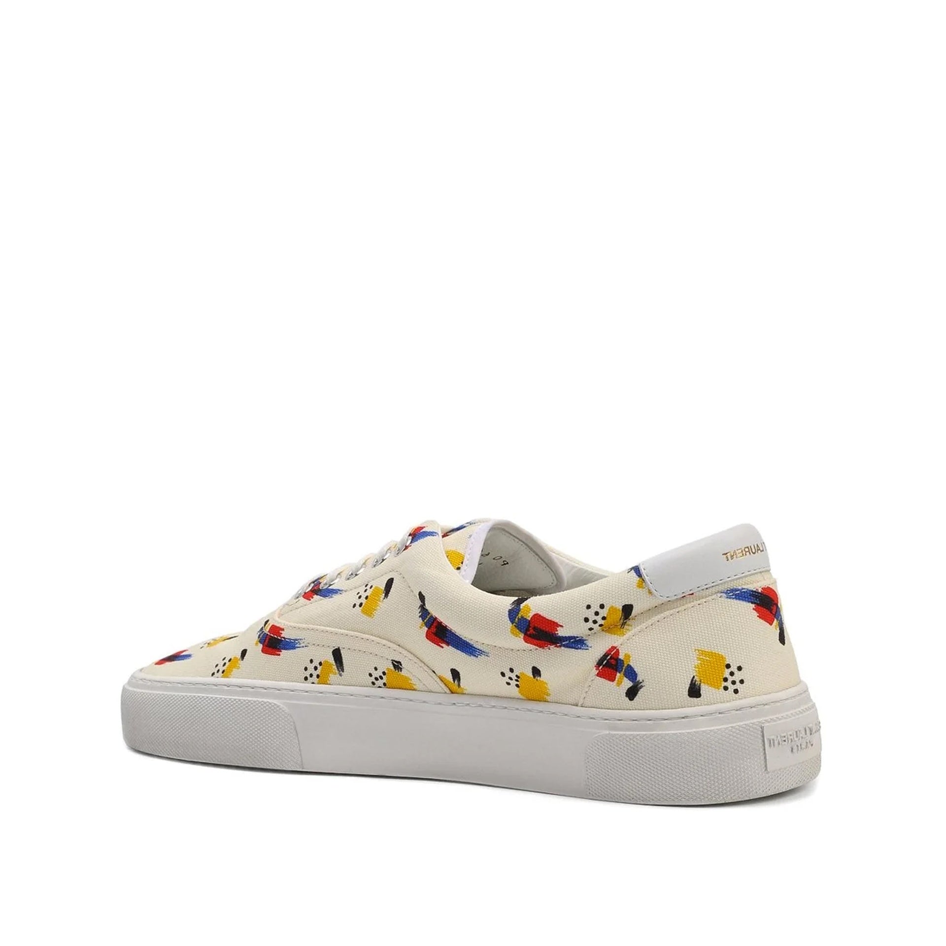 SAINT LAURENT Printed Canvas Sneaker for Men