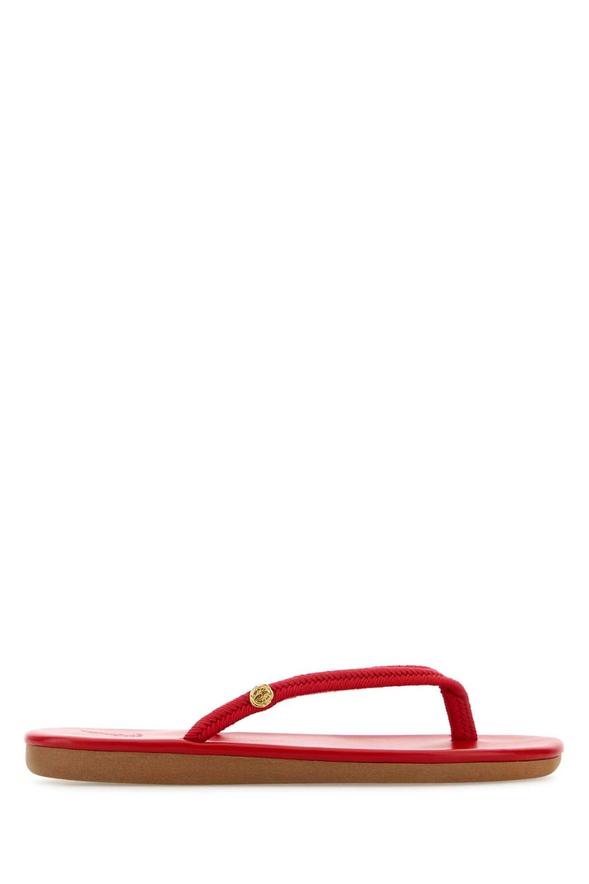 ANCIENT GREEK SANDALS Women's Fabric Sionara Thong Slippers