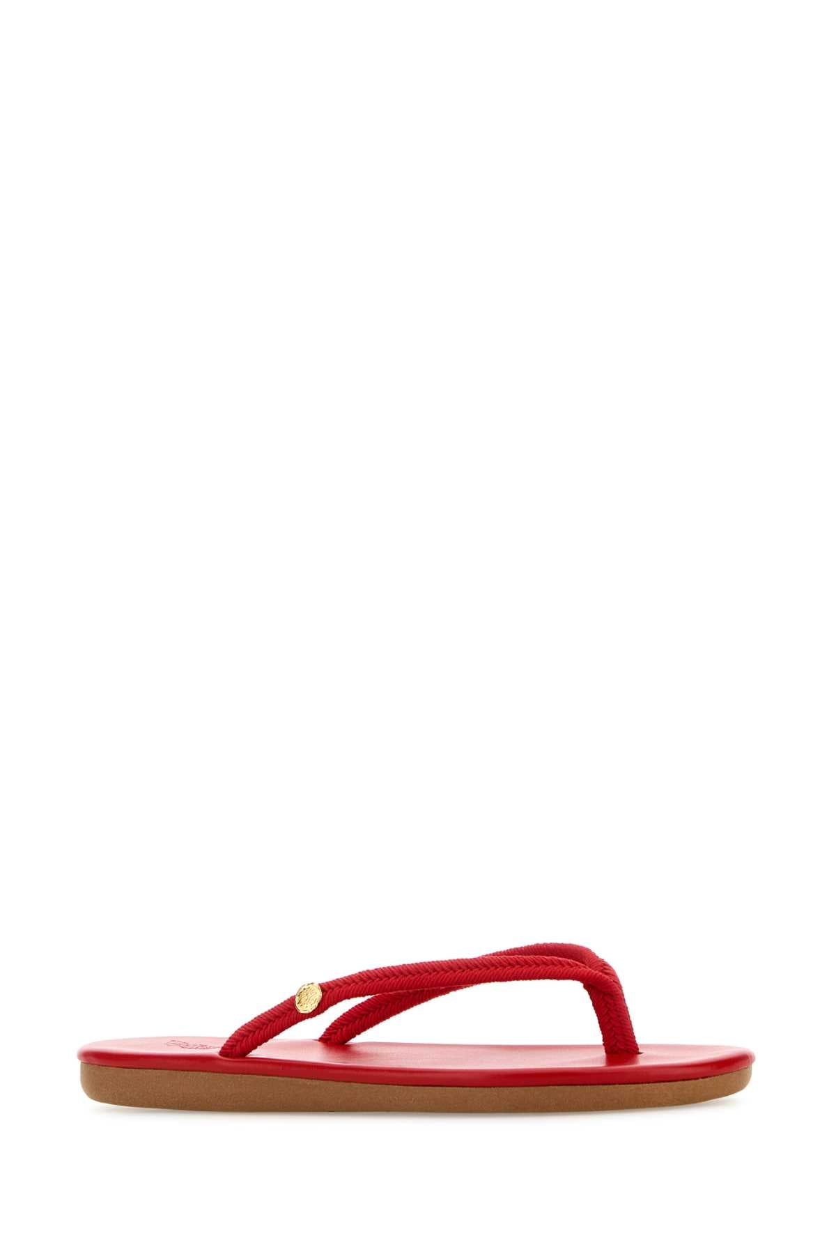 ANCIENT GREEK SANDALS Women's Fabric Sionara Thong Slippers