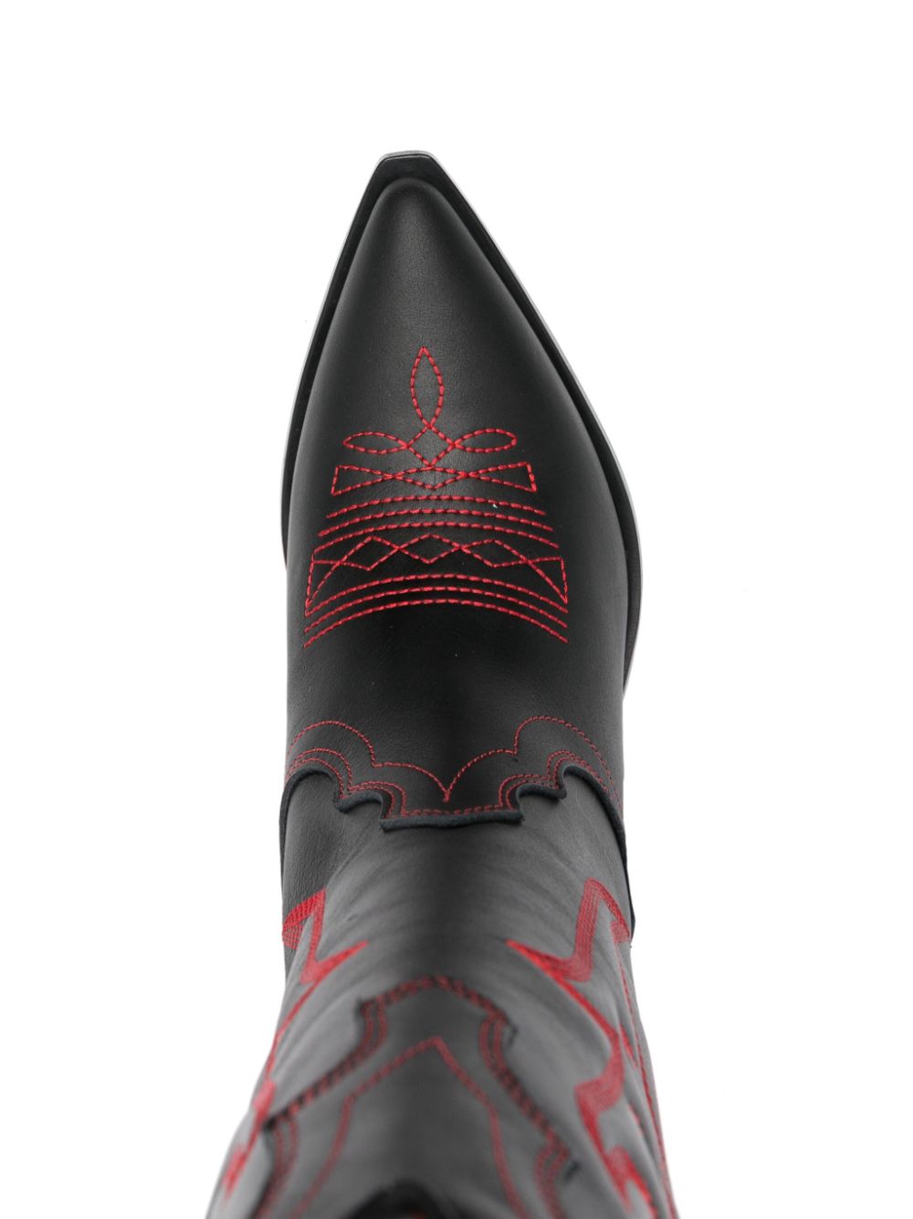 SONORA Embroidered Suede Western Boots - 35MM