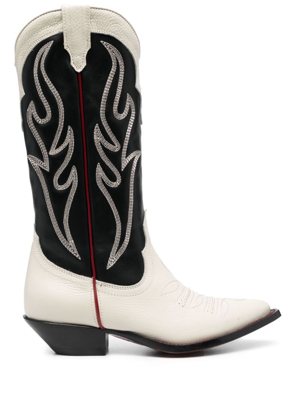 SONORA Embroidered Suede Western Mini Boots