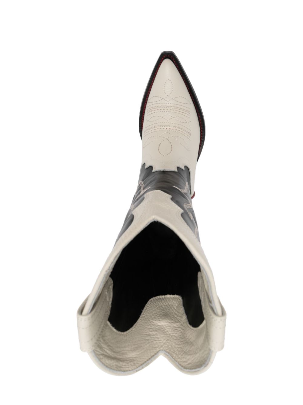 SONORA Embroidered Suede Western Mini Boots