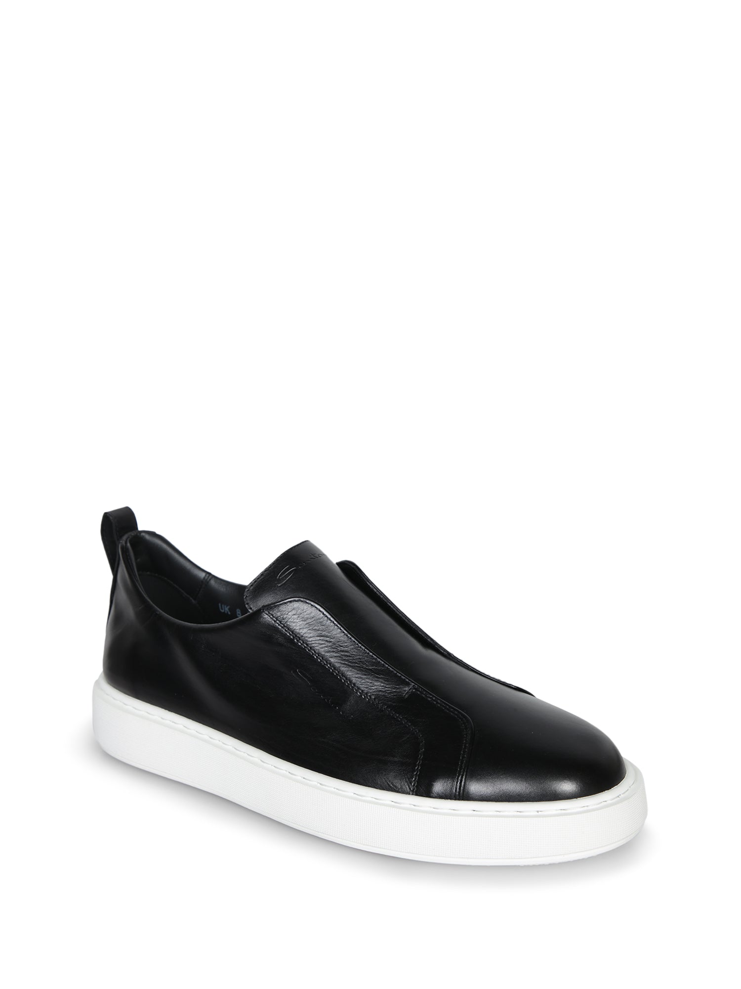 SANTONI Men's Classic Slip-On Sneaker