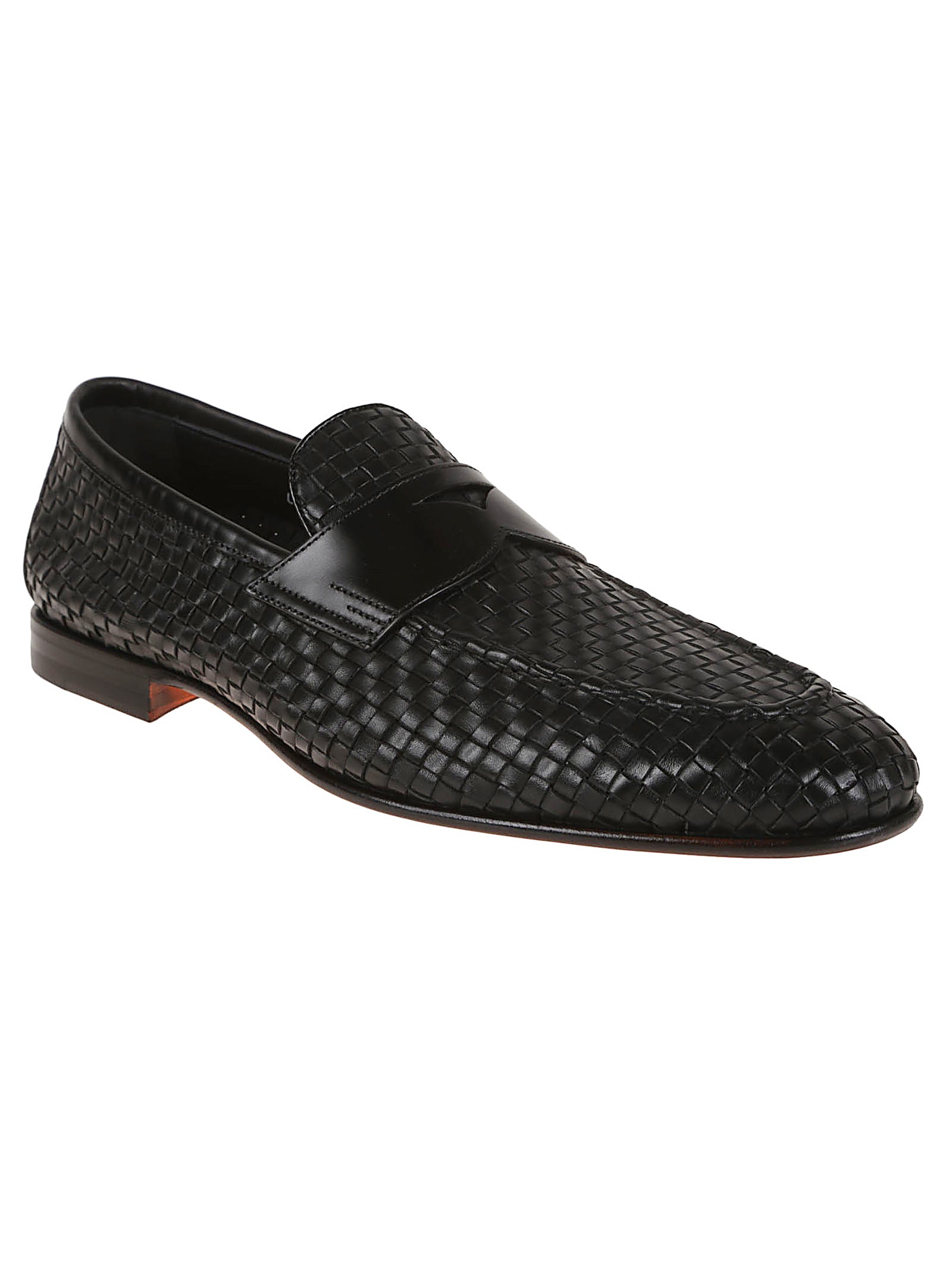 SANTONI Elevated Men's Leather Loafers
