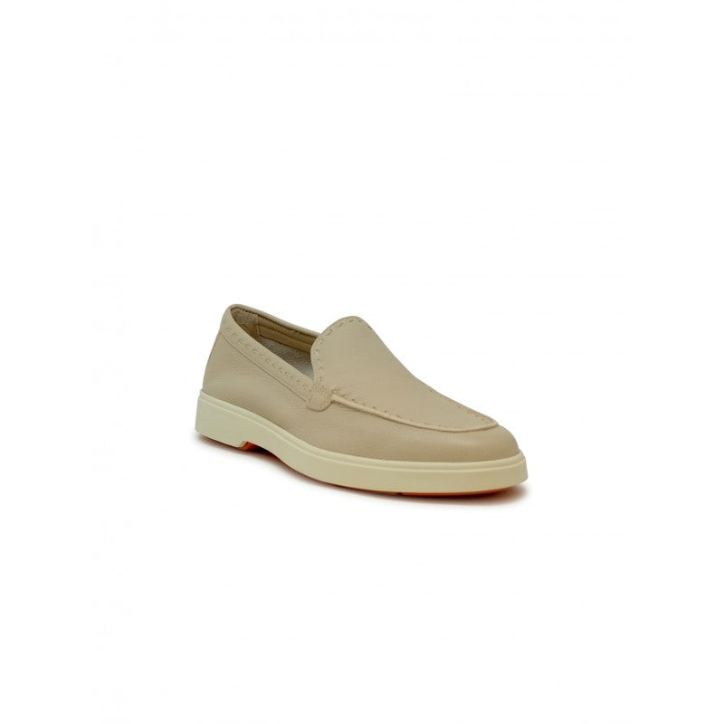SANTONI Elegant Leather Loafer for Women