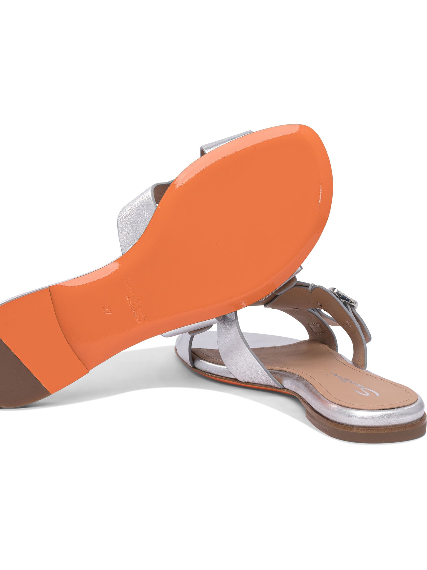 SANTONI Elegant Leather Sandals for Women