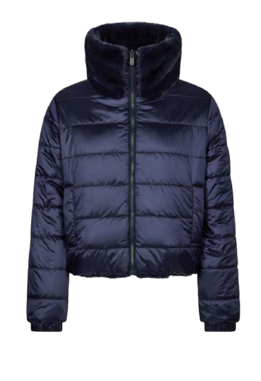 SAVE THE DUCK Faux Fur Quilted Jacket for Women