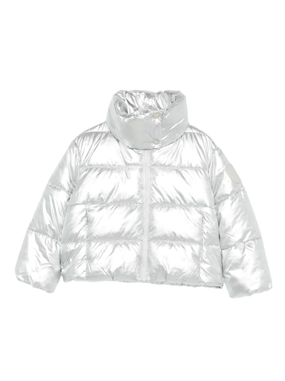 SAVE THE DUCK Mini Silver Jacket for Girls