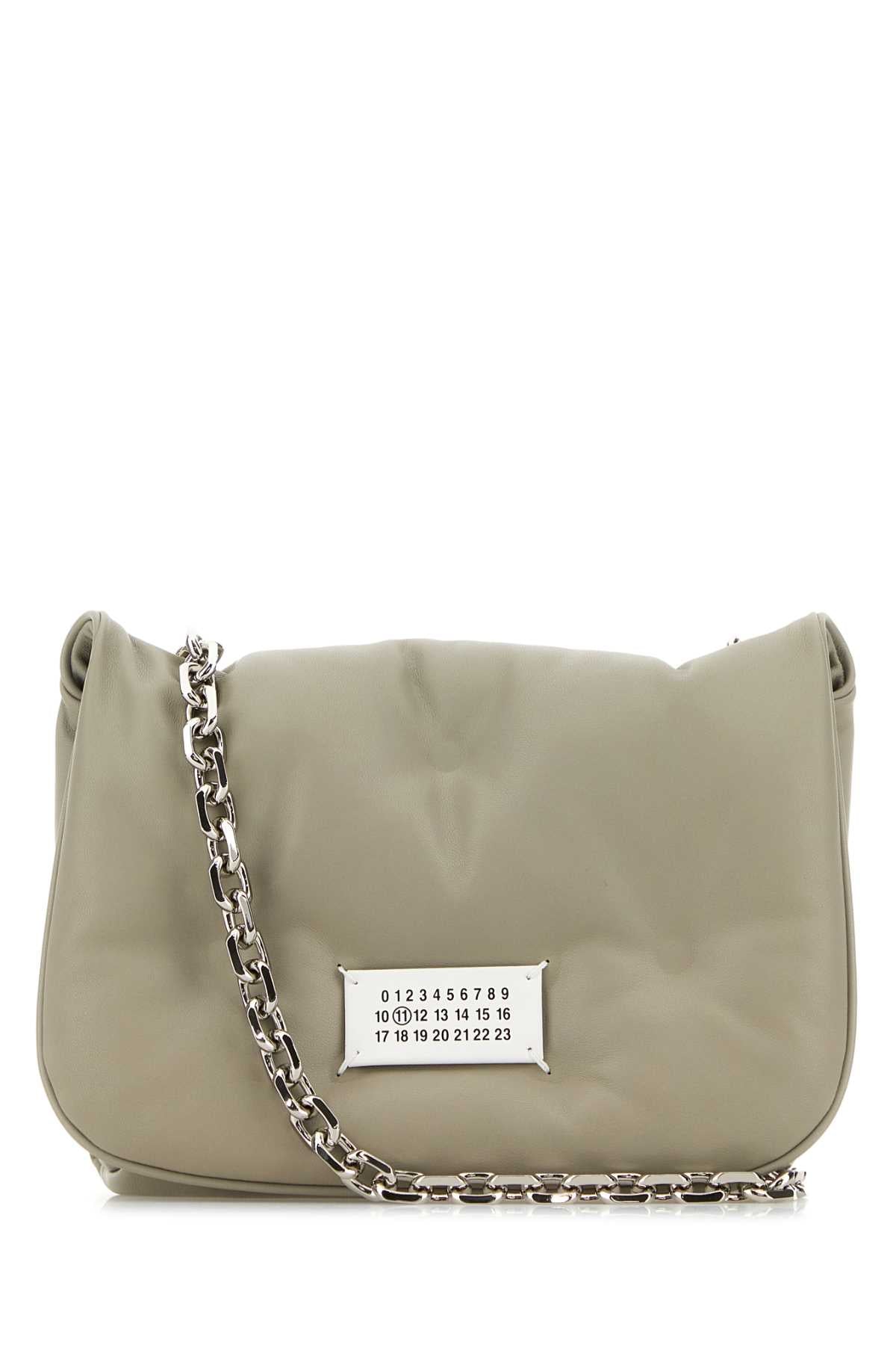 MAISON MARGIELA Mini Glam Slam Flap Leather Crossbody Handbag