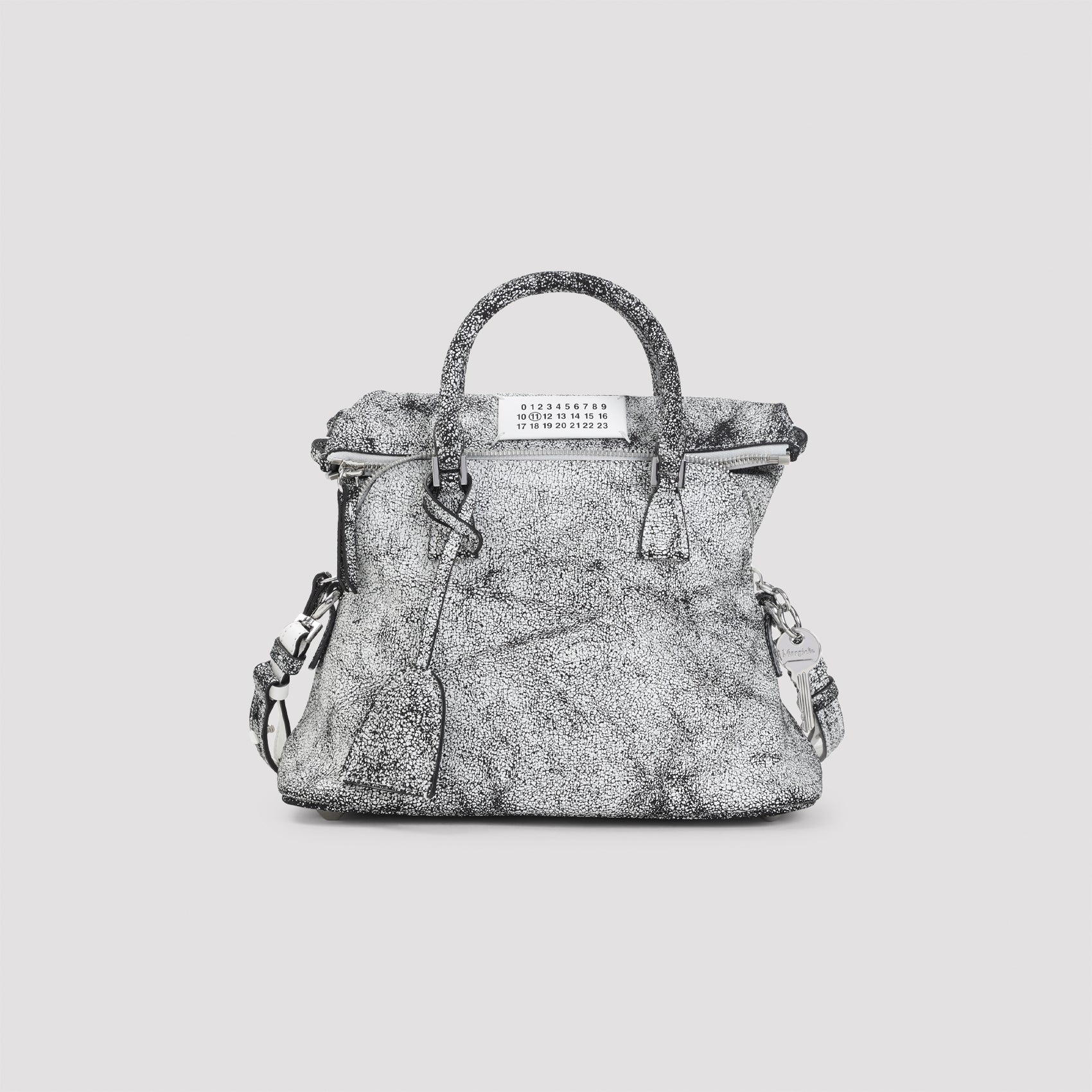MAISON MARGIELA Two-Tone Leather Mini Handbag