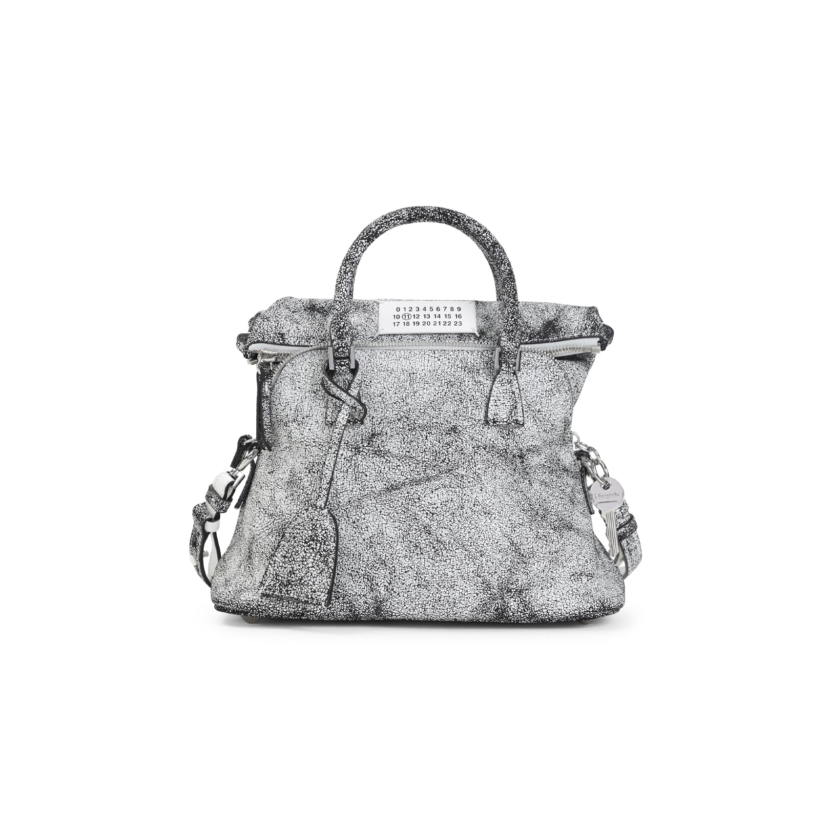 MAISON MARGIELA Two-Tone Leather Mini Handbag