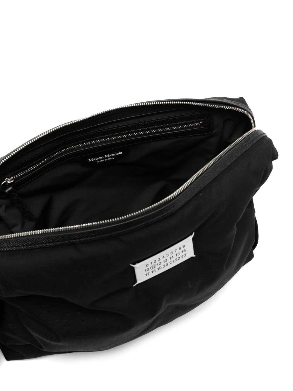MAISON MARGIELA Signature Numbers Motif Mini Quilted Shoulder Handbag