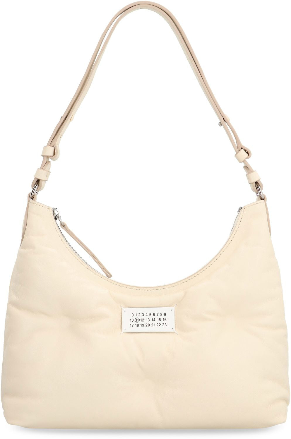 MAISON MARGIELA Glam Slam Leather Hobo Handbag - 28 cm x 21 cm