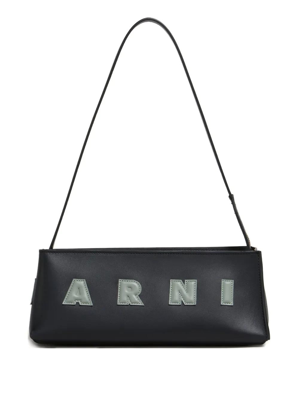 MARNI 100% Leather Shoulder Handbag