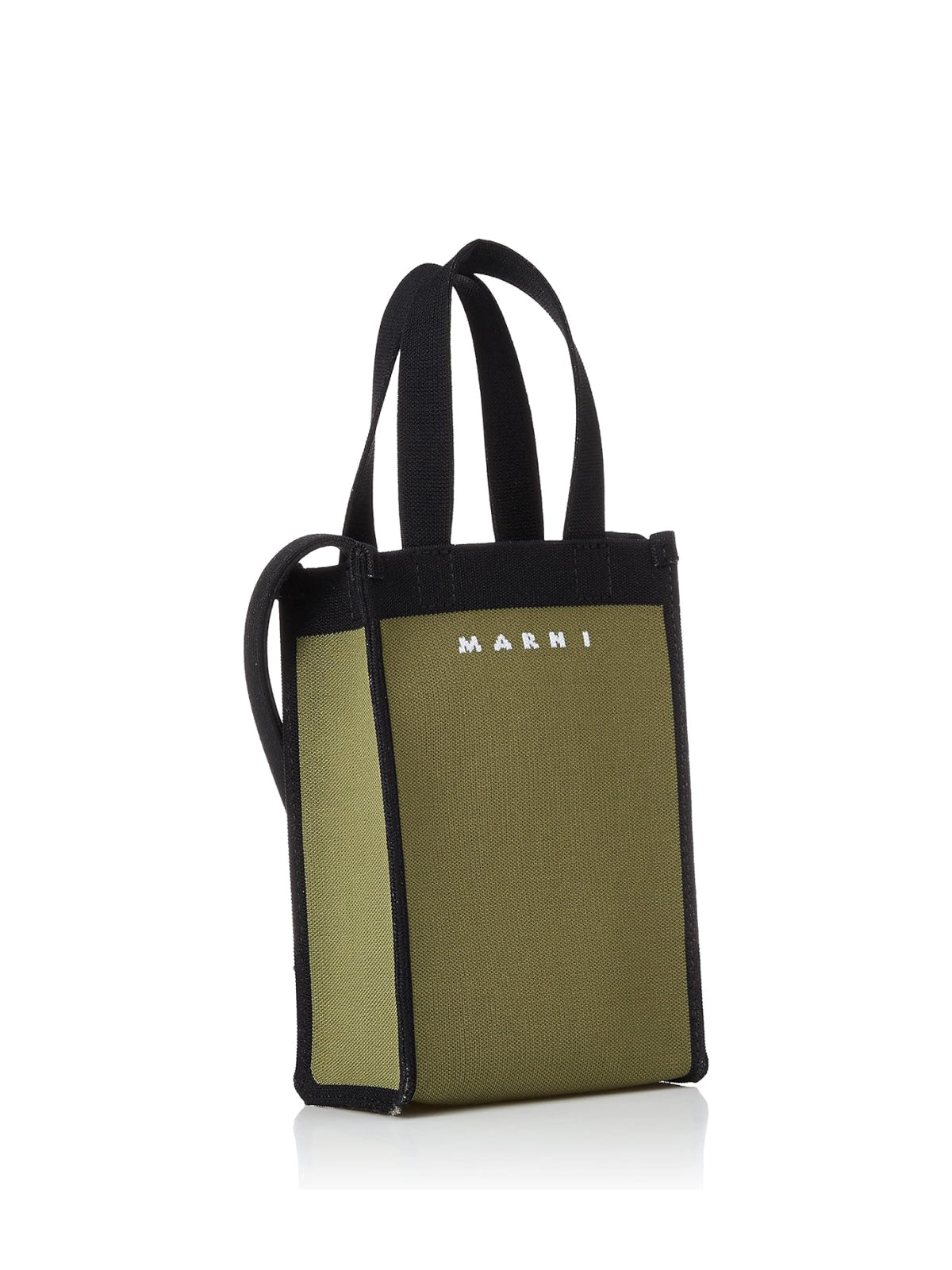 MARNI Logo Knit Crossbody Mini Tote Handbag 14x20x6 cm