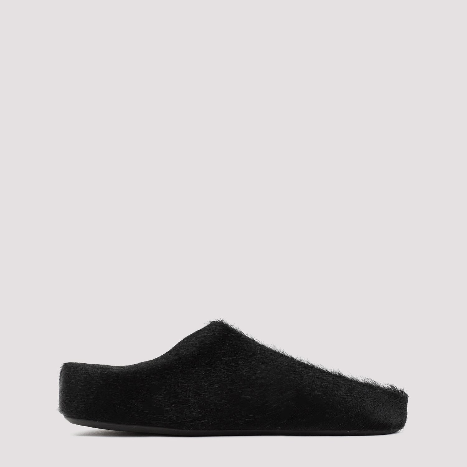MARNI 100% Leather Hair Fussbett Slippers for Men