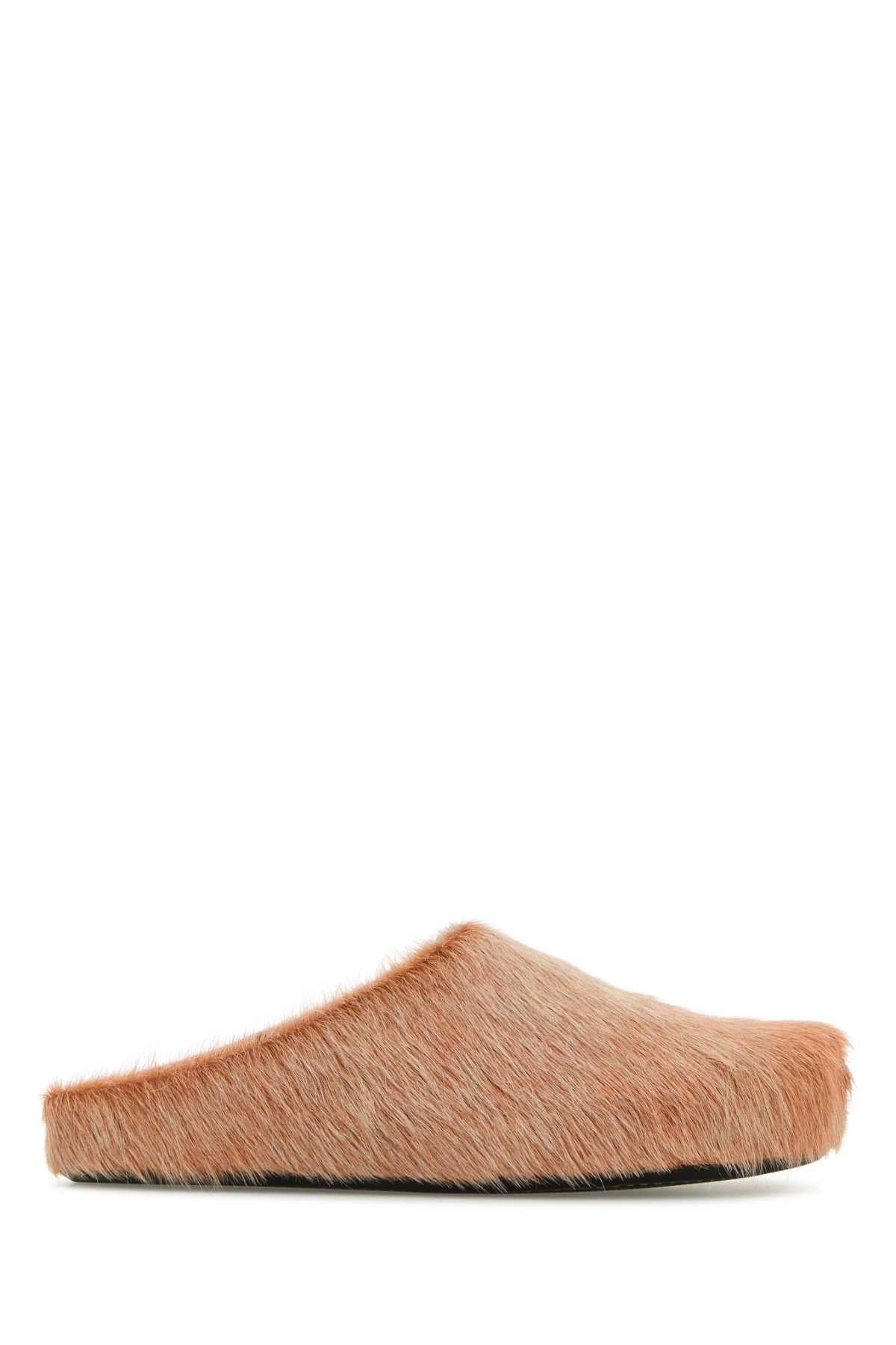 MARNI Fur Slippers for Men