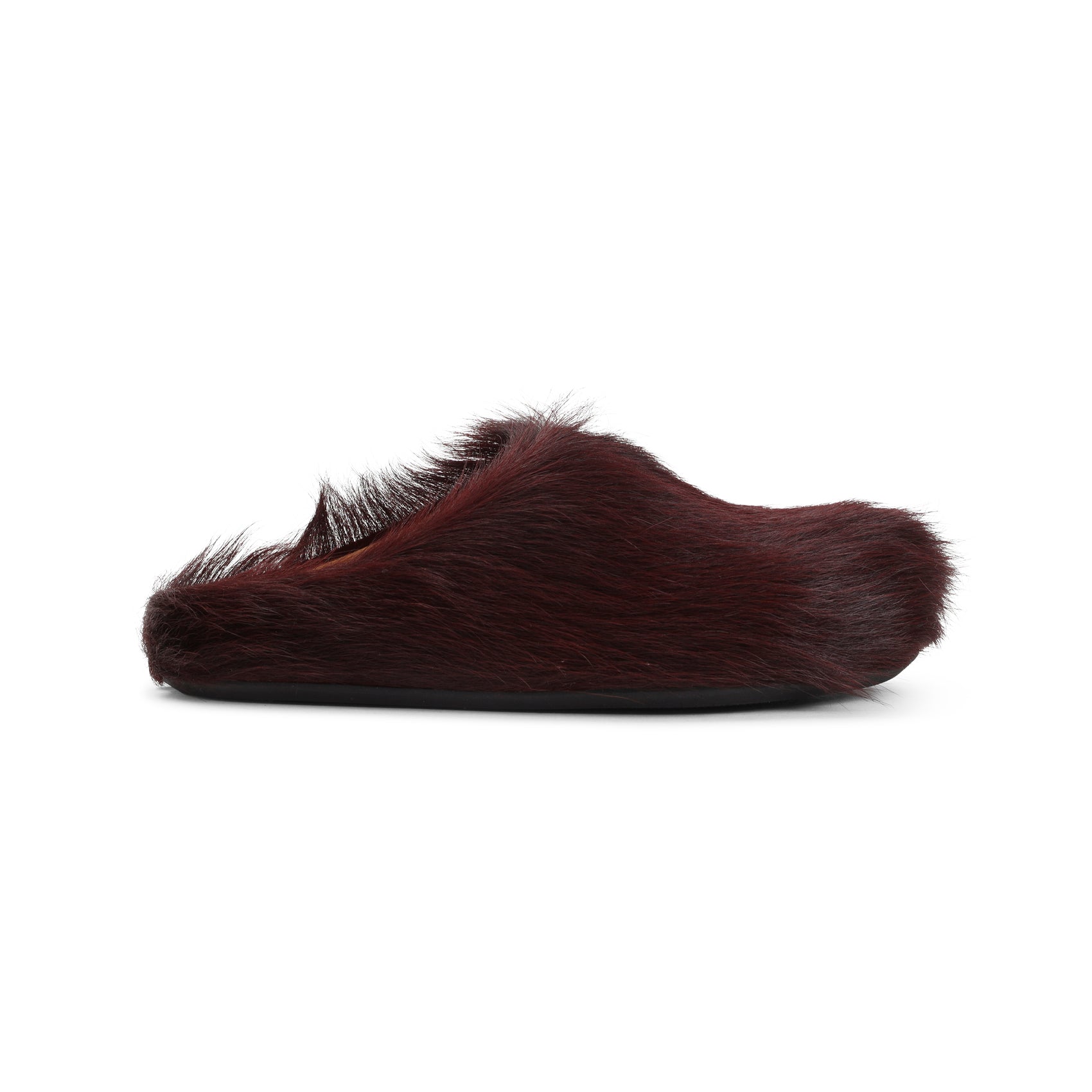 MARNI Flat Leather-Hair Fussbett Shoes for Women