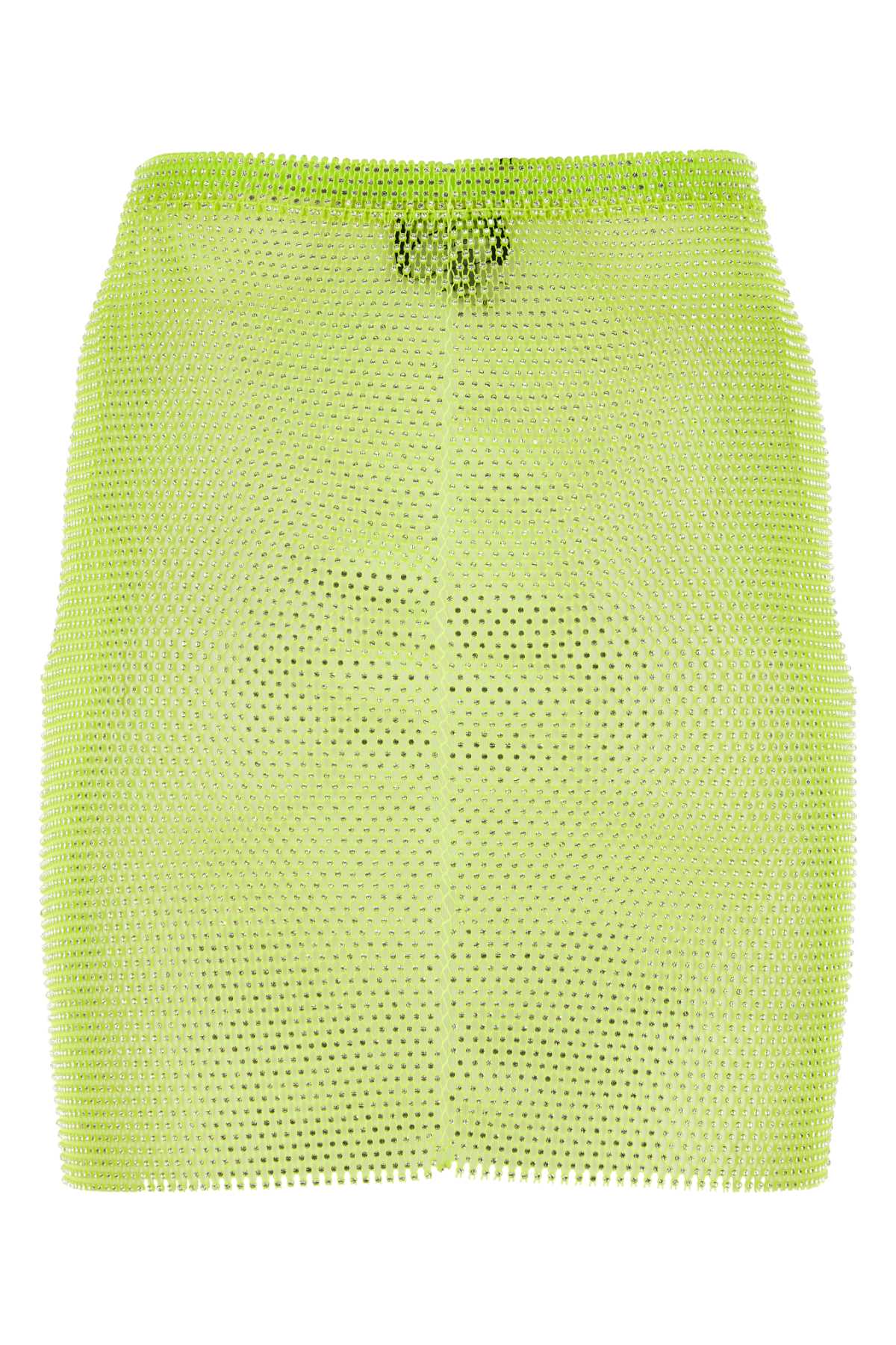 SANTA BRANDS Acid Green Mesh Mini Skirt - Women's SS23 Collection
