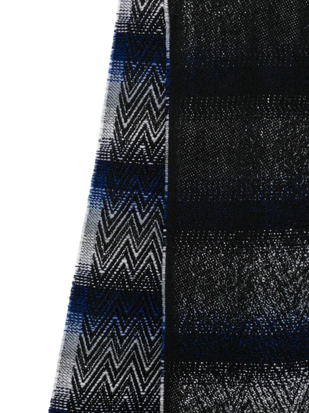 MISSONI Zig-Zag Striped Wool Scarf for Men