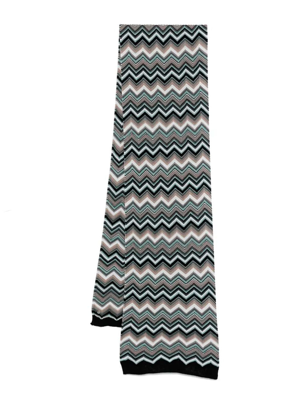 MISSONI Zig-Zag Wool Scarf - FW25 Collection