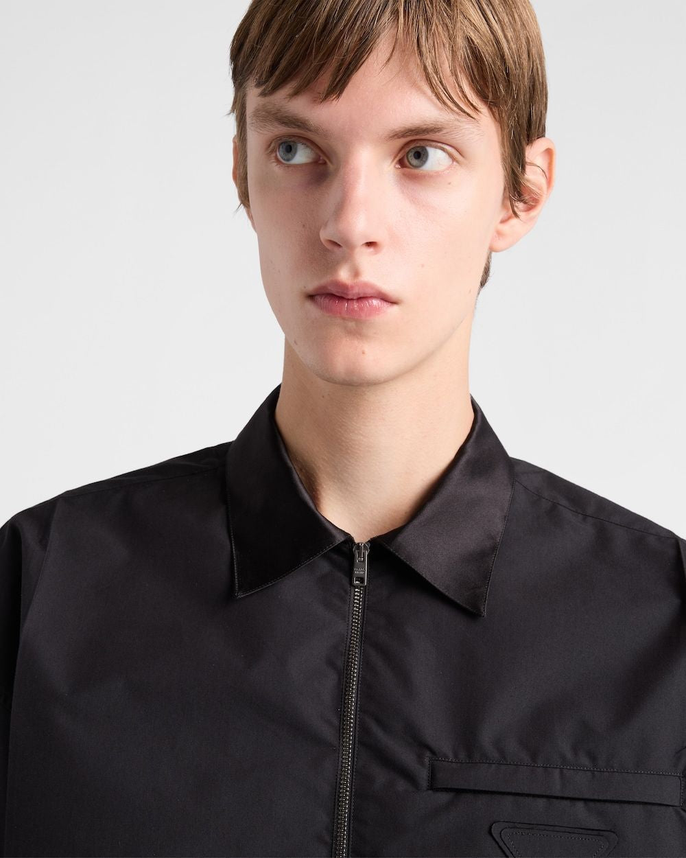 PRADA Cotton TEC Shirt for Men - SS25 Collection