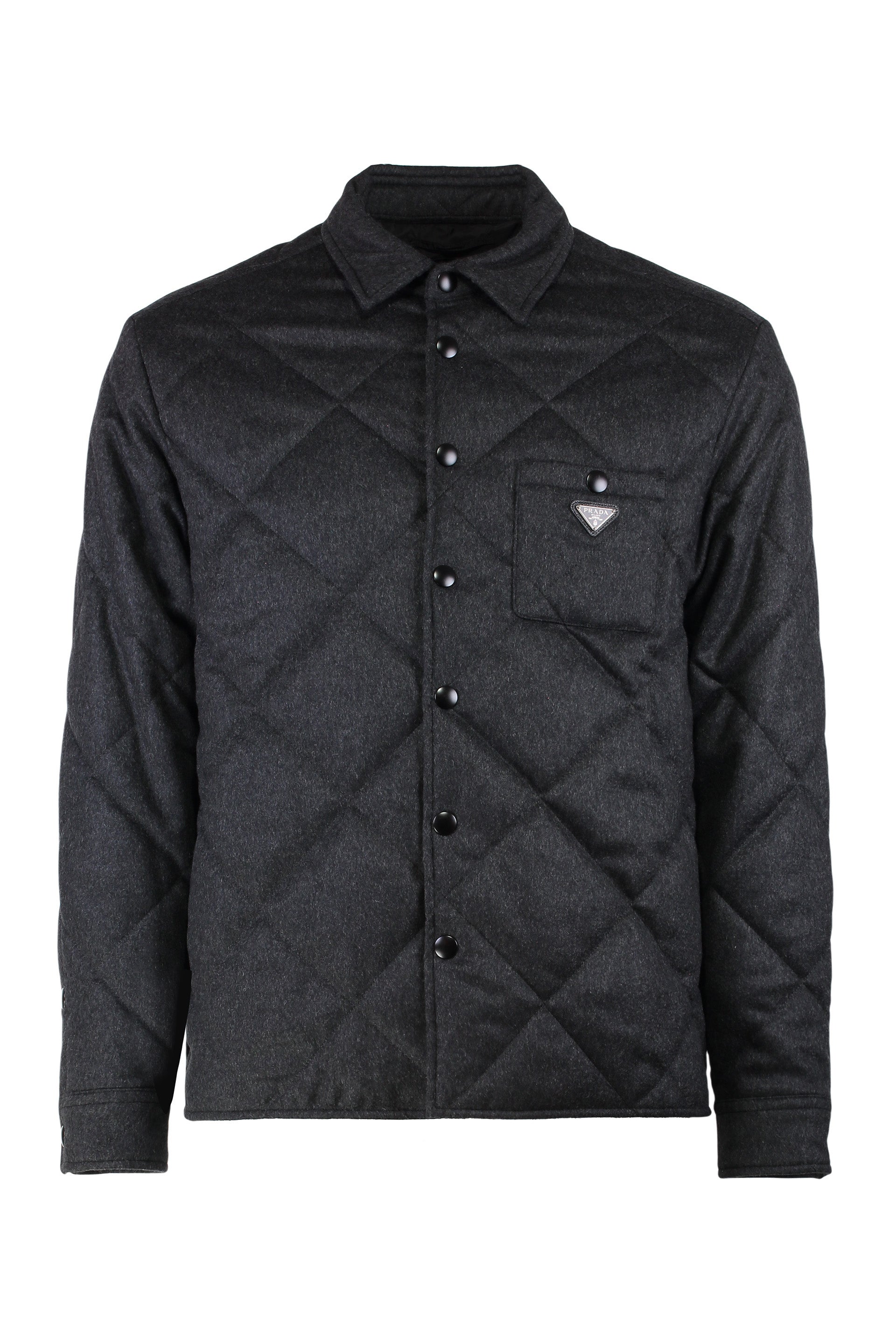 PRADA Quilted Cashmere Shirt for Men